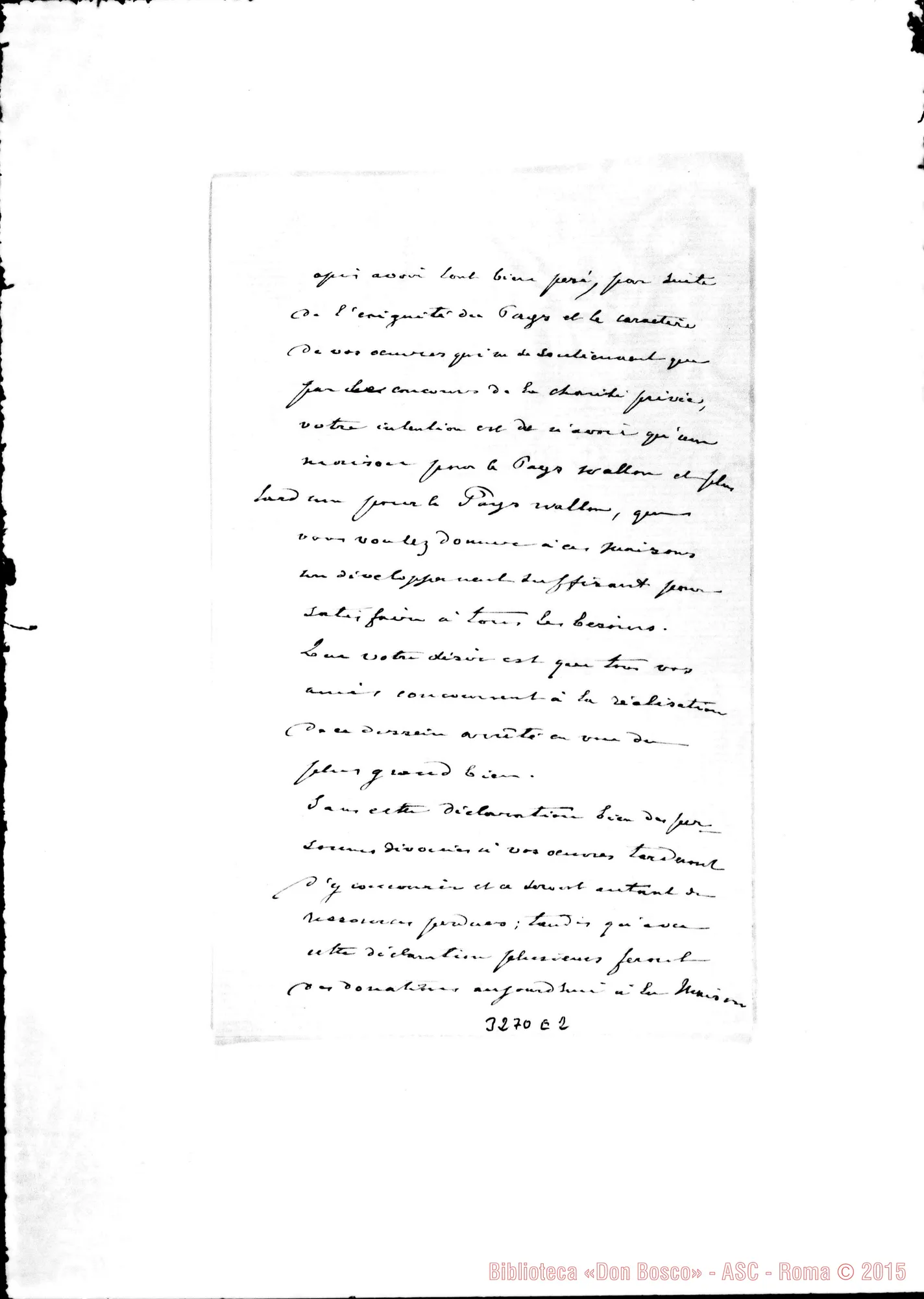 Fotogramma E 2 — Vittore G. Doutreloux, vesc.: note