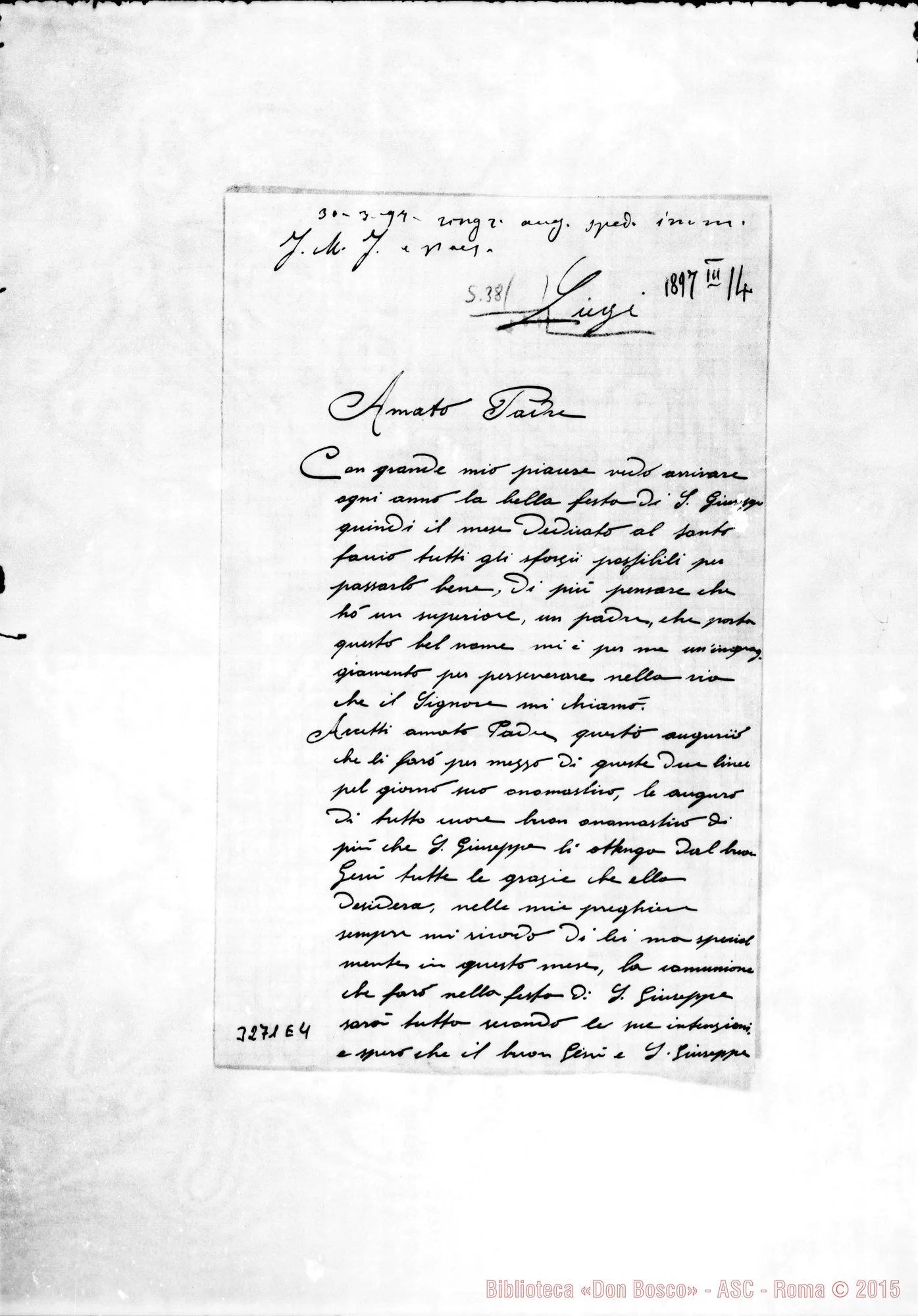 Fotogramma E 4 — Pietro Ferraris-Amato Padre. Liège, 14-03-1897