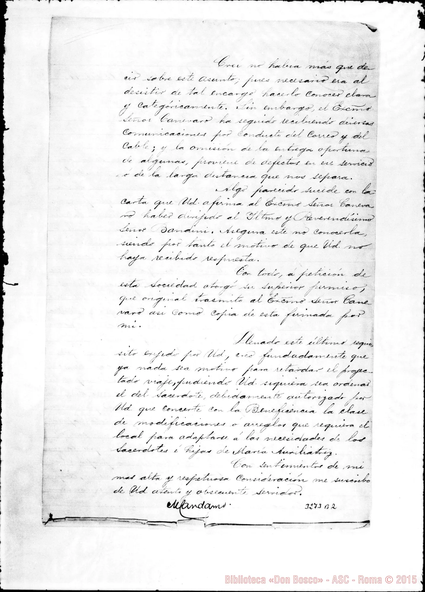 Fotogramma B 2 — M. Candamo-Don Rua. Lima, 13-04-1891