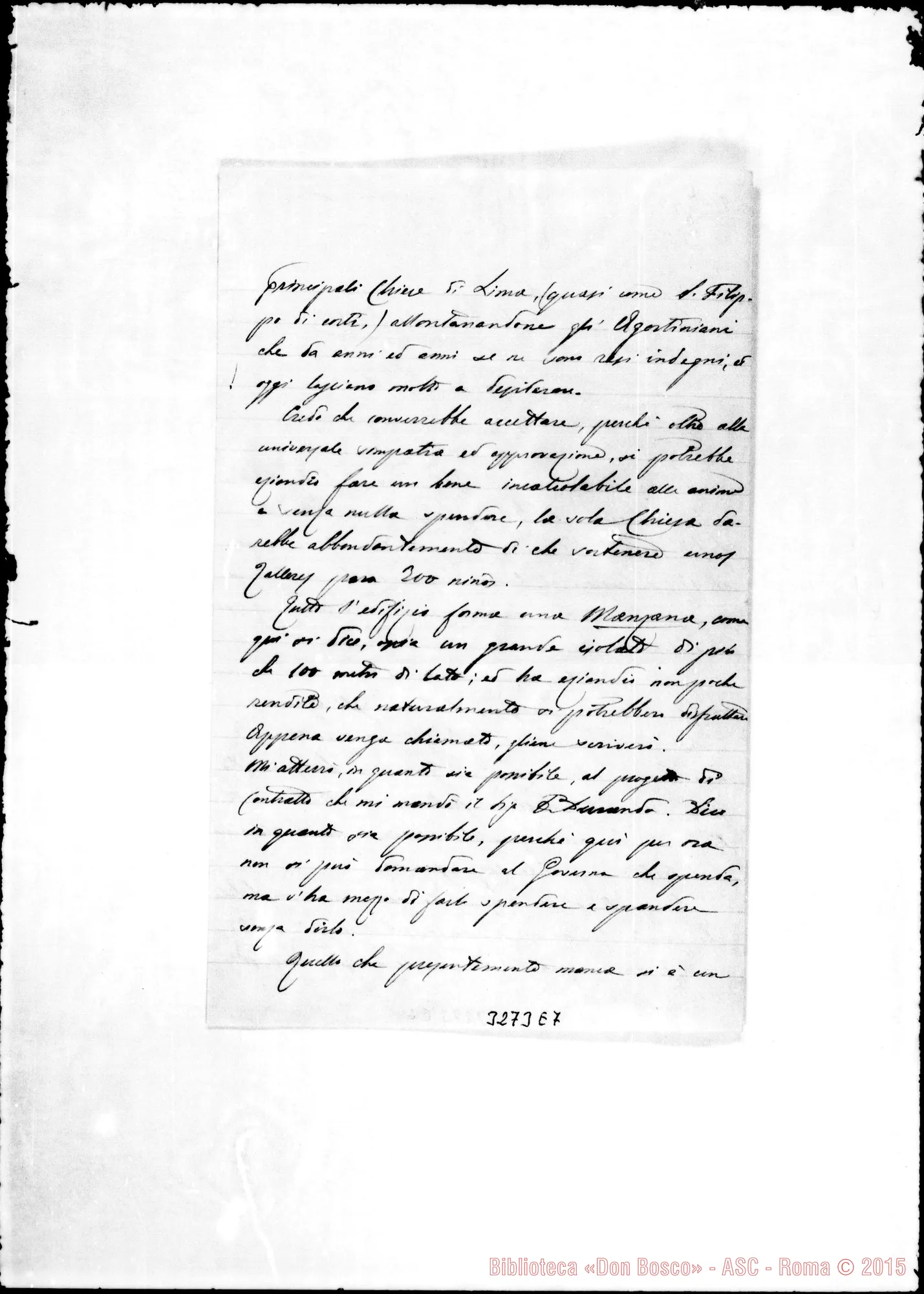 Fotogramma E 7 — Don Antonio Riccardi-Don Rua. Lima, 17-02-1893 Autogr. Rua