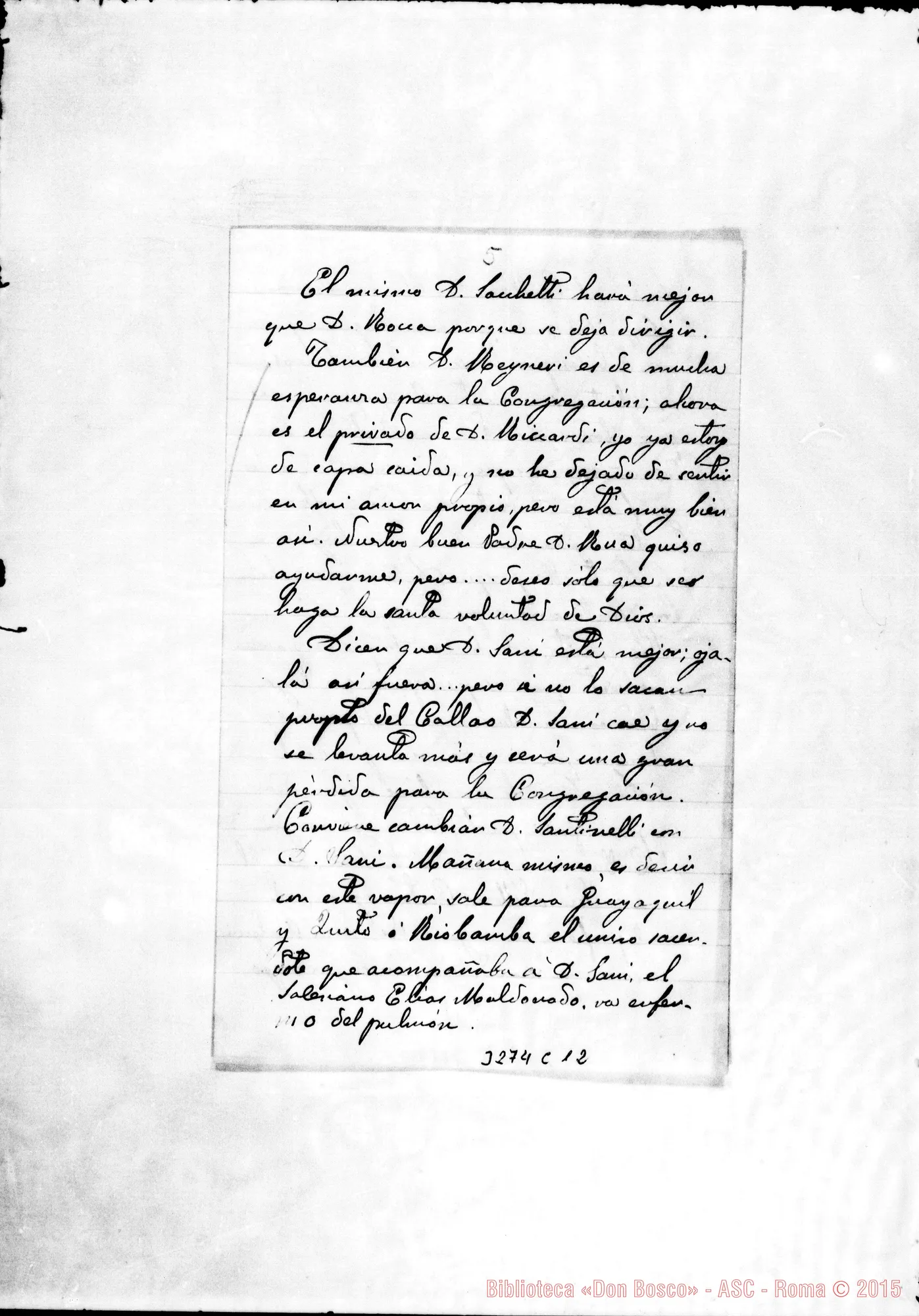 Fotogramma C 12 — Don Carlos Pane-Don Barberis. Lima, 24-10-1898