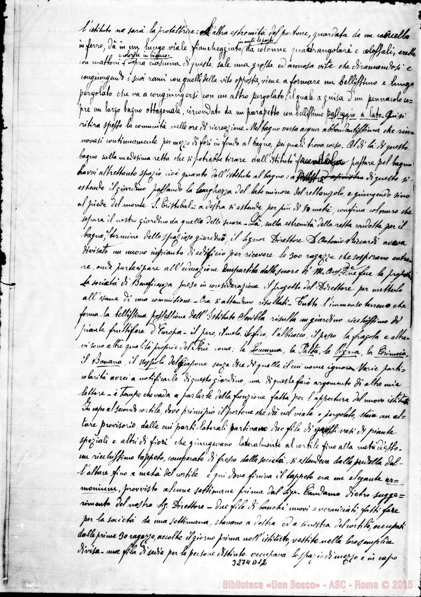 Fotogramma D 12 — Don Guido Terzolo-Don Rua. Lima, 20-01-1892 Autogr. Rua