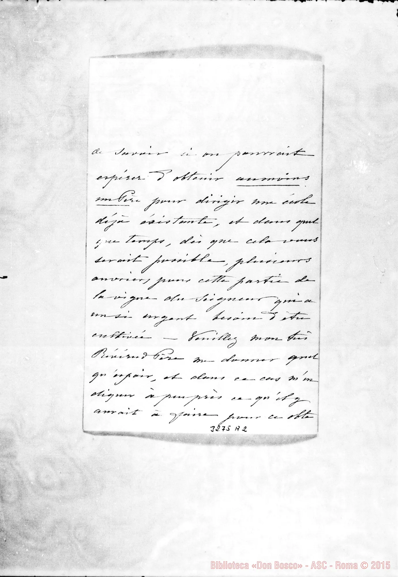 Fotogramma A 2 — Lisbona: M. de Caduval-Révérend Pére. Pau, 3-06-1892 Autogr. Rua