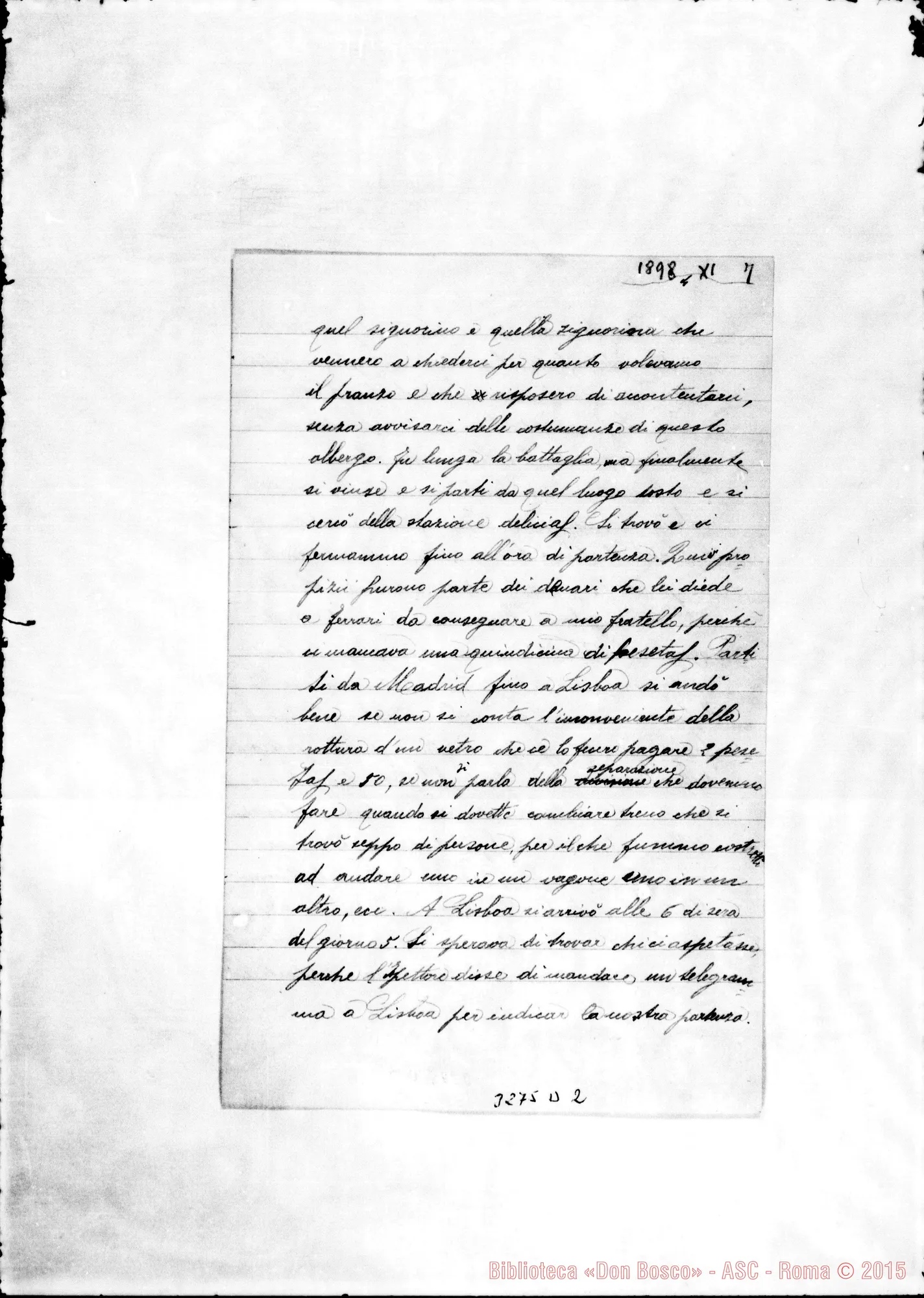 Fotogramma D 2 — Ch. Colussi Paolo-Don Barberis. Lisboa, 7-11-1898