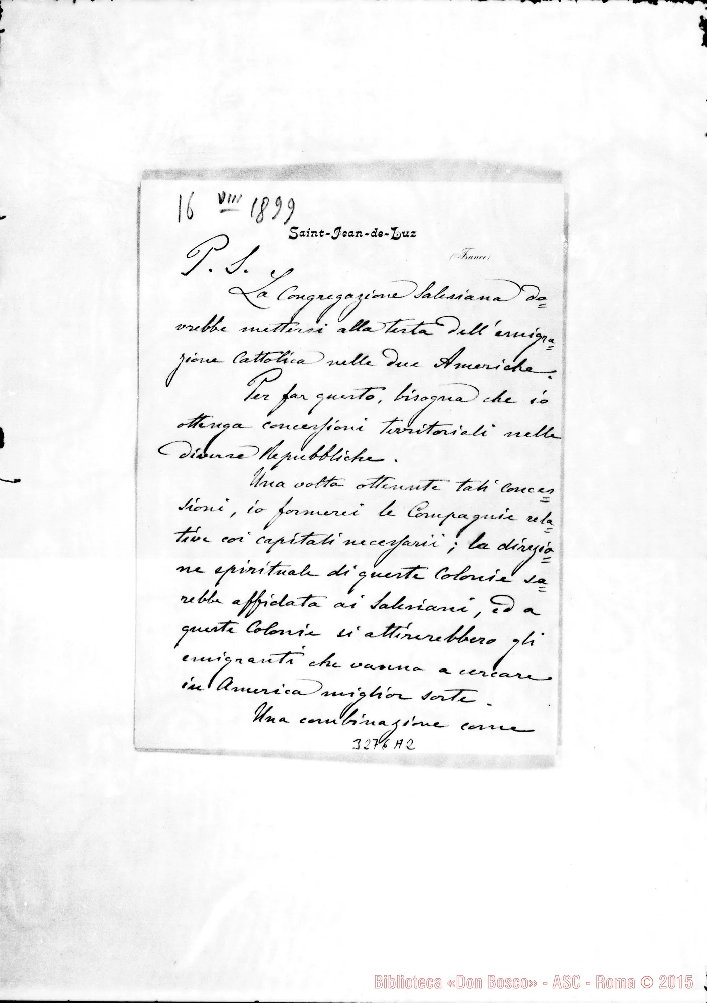 Fotogramma A 2 — Marchese di Liveri-Don Cogliolo. St. Jean de Luz, 16-08-1899