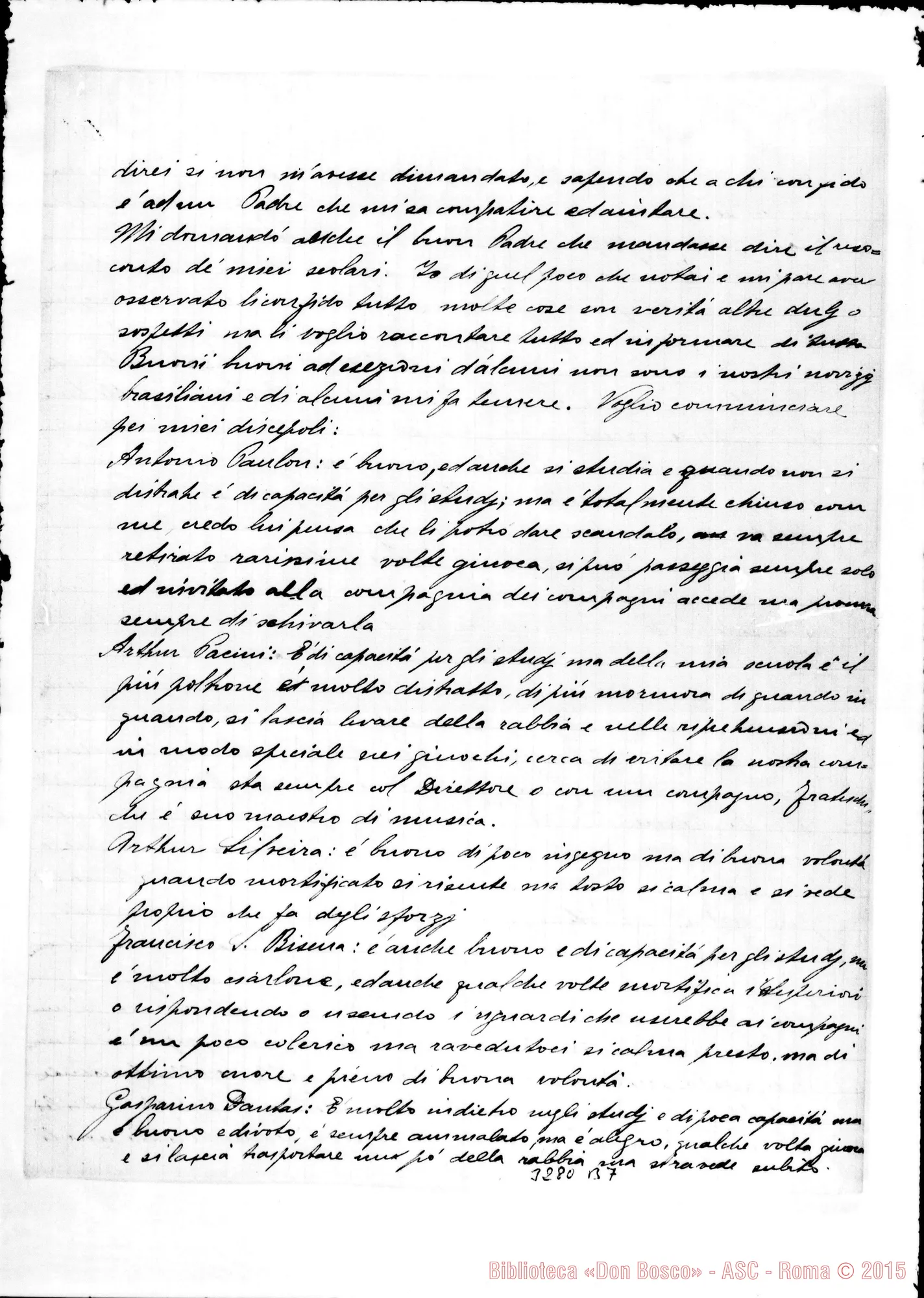 Fotogramma B 7 — Giuseppe Gioachino Santanna-Don Barberis. Lorena, 5-09-1898