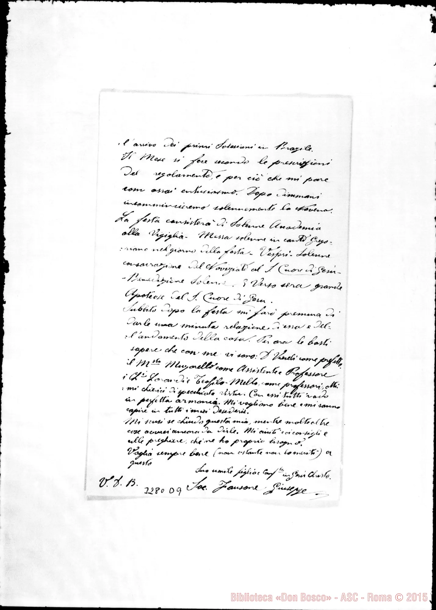 Fotogramma D 9 — Don Fausone Giuseppe-Don Barberis. Lorena, 3-07-1899