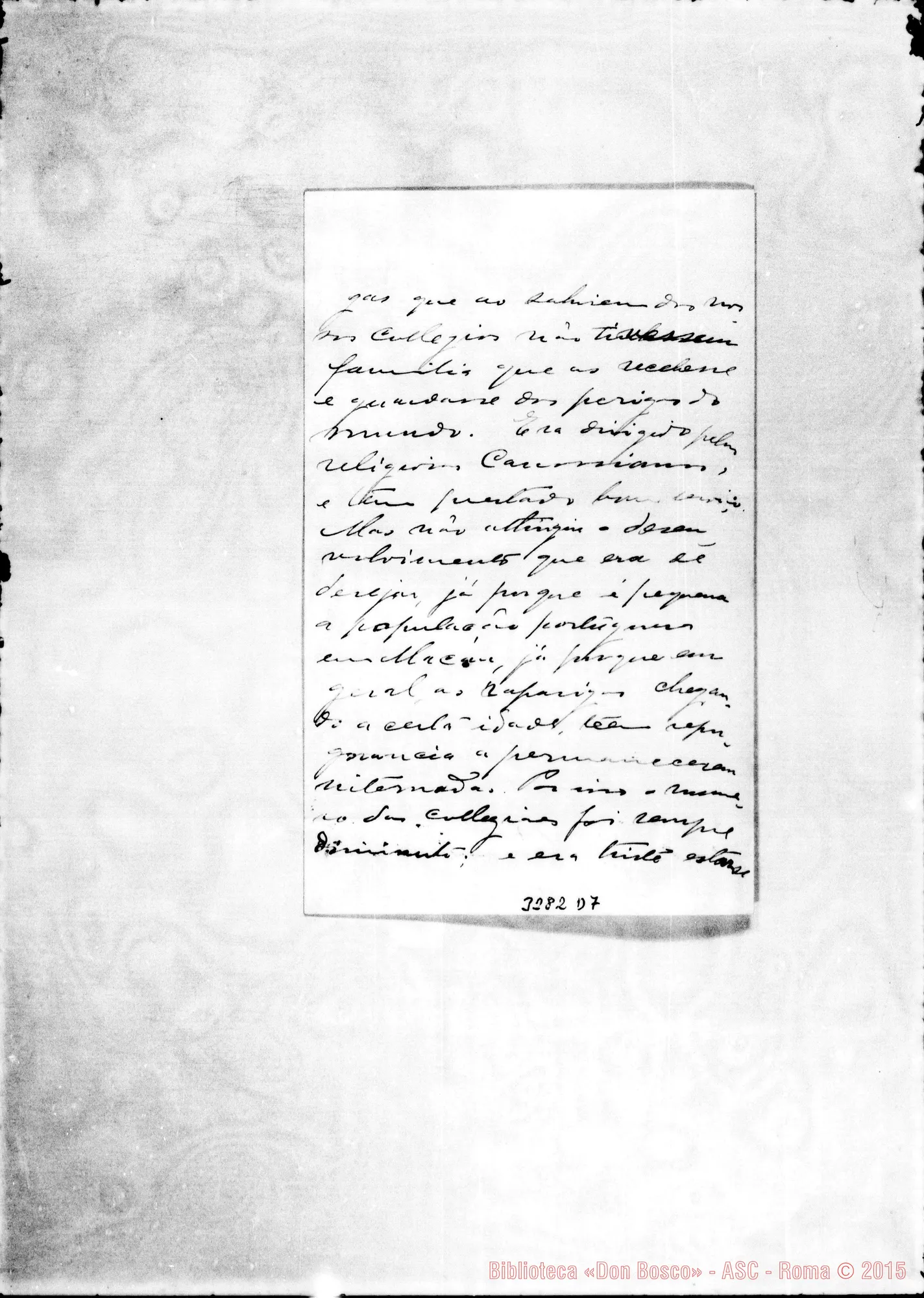 Fotogramma D 7 — Giov. P. de Azevedo, vesc.-Rev.mo Amico. Macao, 13-05-1910