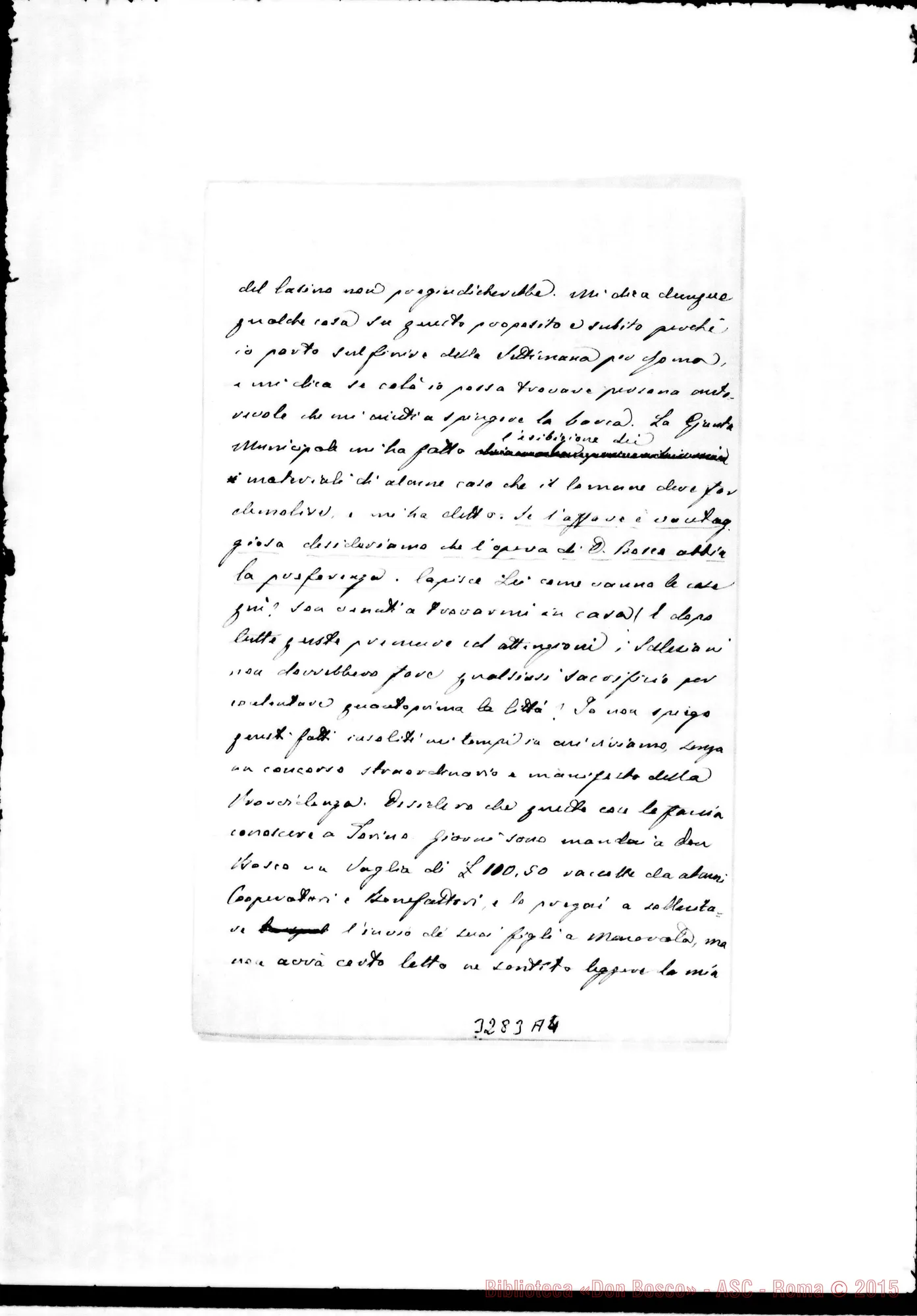 Fotogramma A 4 — Can. Don Sarnari Raniero-Don G.B. Rinaldi. Macerata, 30-01-1888