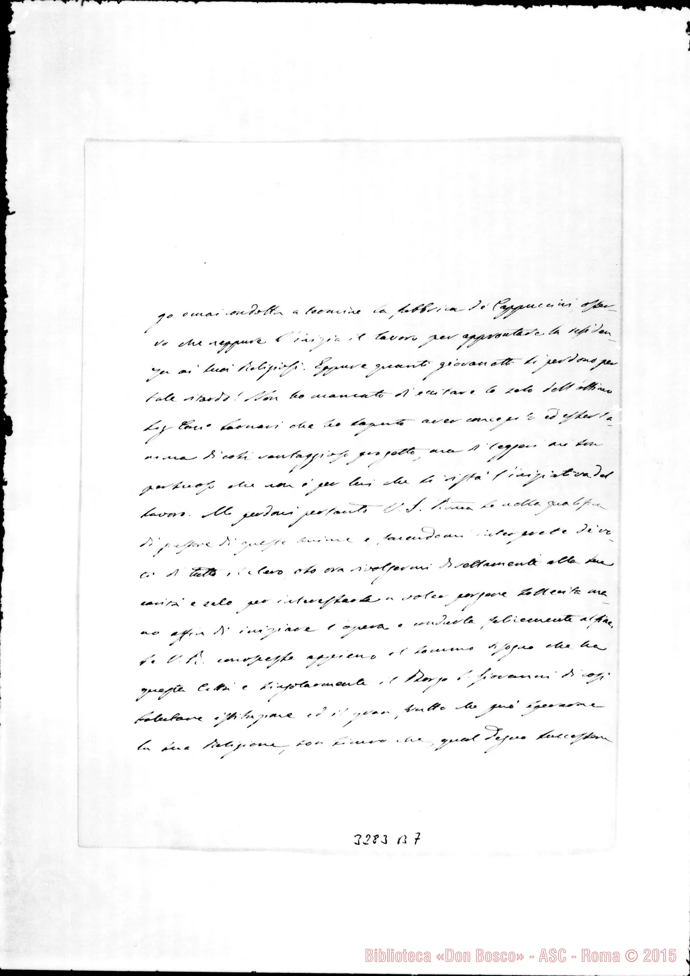 Fotogramma B 7 — Roberto Papiri, vesc. di Macerata-Don Rua, il 16-11-1888 Autogr. Rua