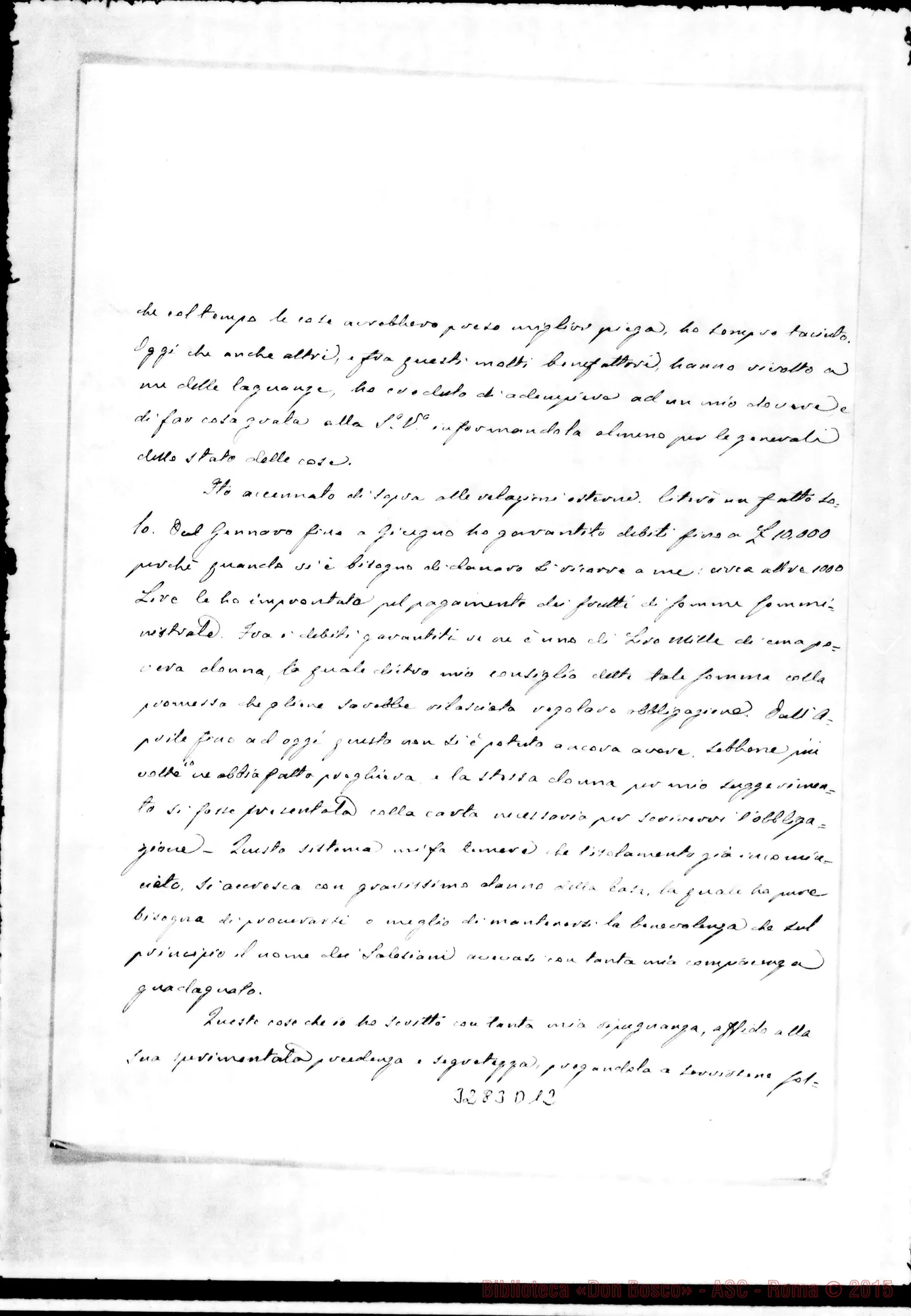 Fotogramma D 12 — Can. Don Sarnari Raniero-Don Rua. Macerata, 18-08-1893