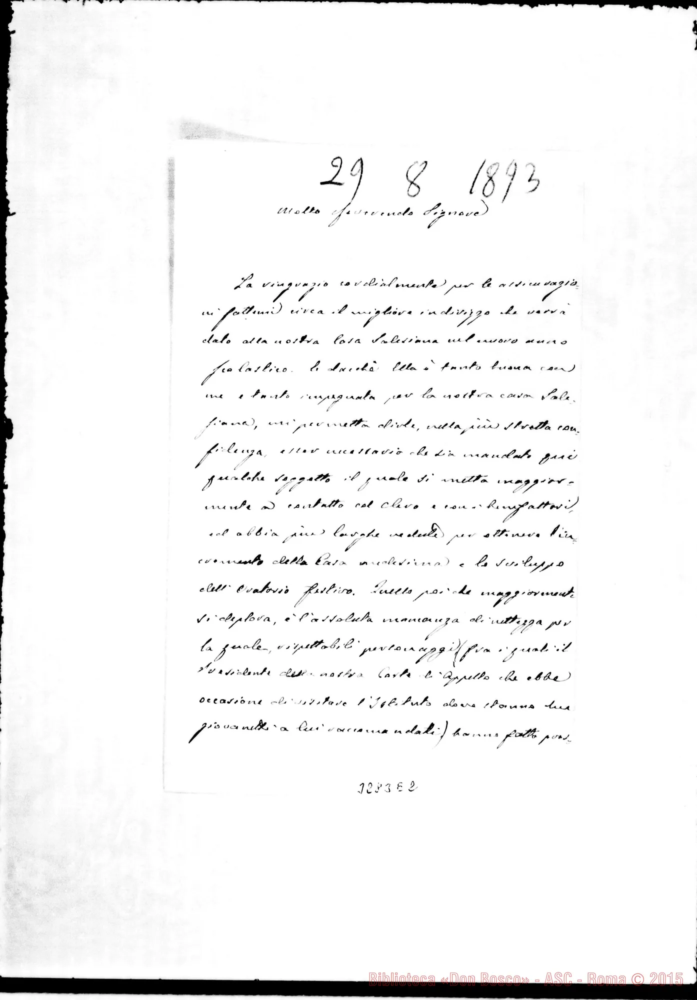 Fotogramma E 2 — Can. Don Sarnari Raniero-Rev.do Sig. Macerata, 29-08-1893