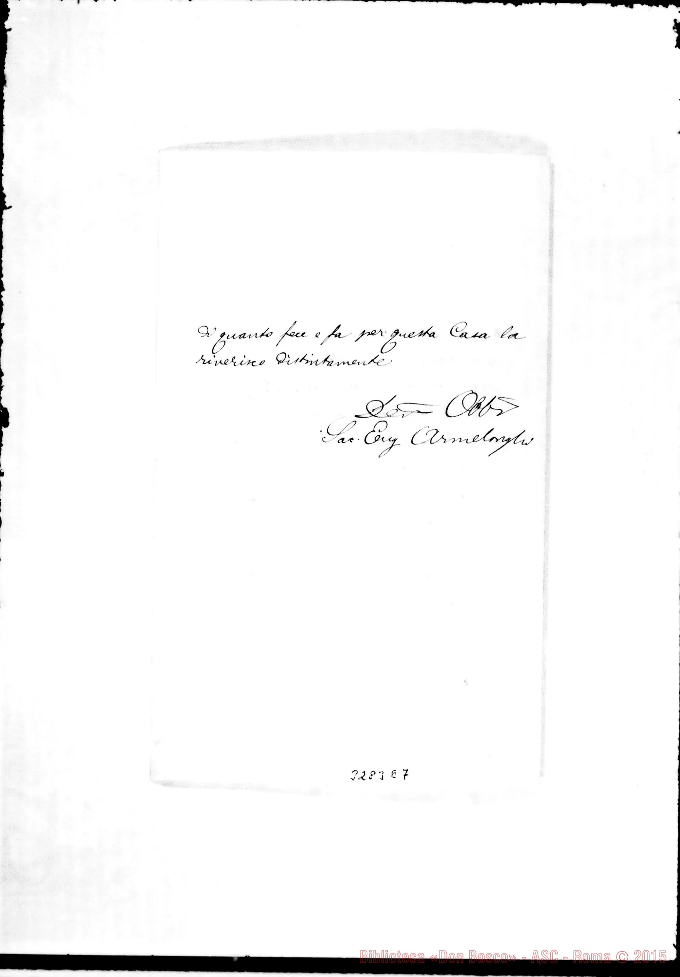 Fotogramma E 7 — Don Eugenio Armelonghi-Don Lazzero. Macerata, 20-11-1895