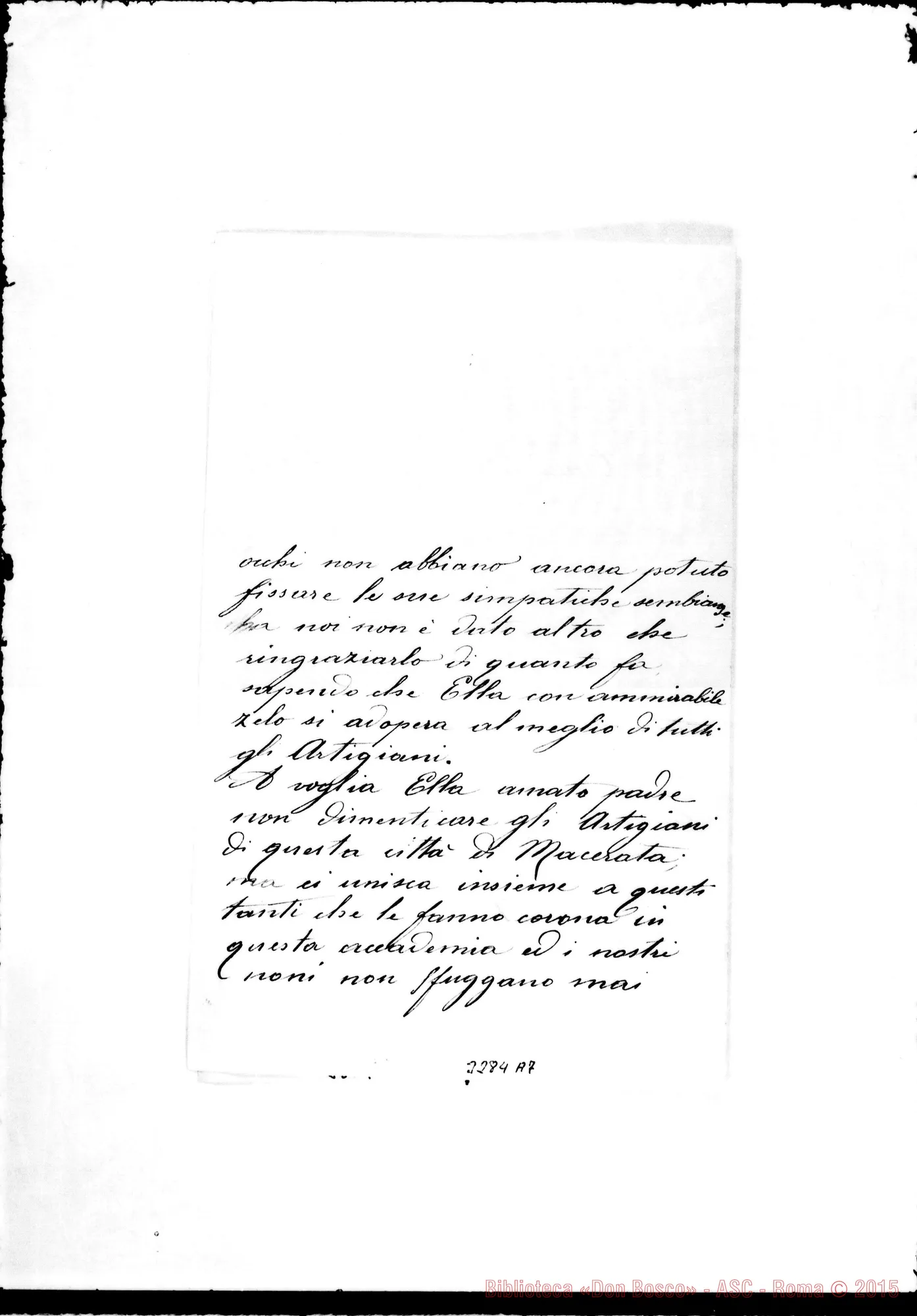 Fotogramma A 7 — Artigiani-Don Lazzero. Macerata, 1900