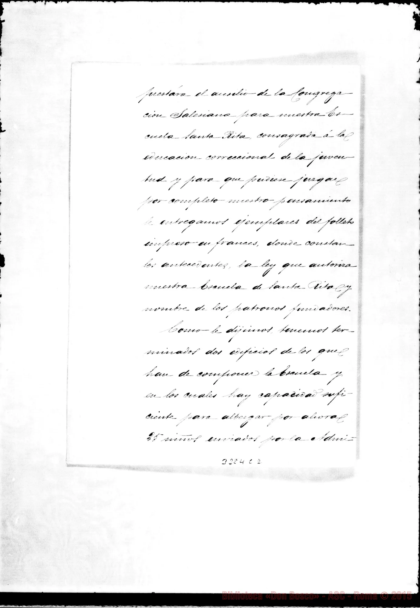 Fotogramma C 2 — Manuel Silvela, deputato-Don Bosco. Madrid, 5-03-1886