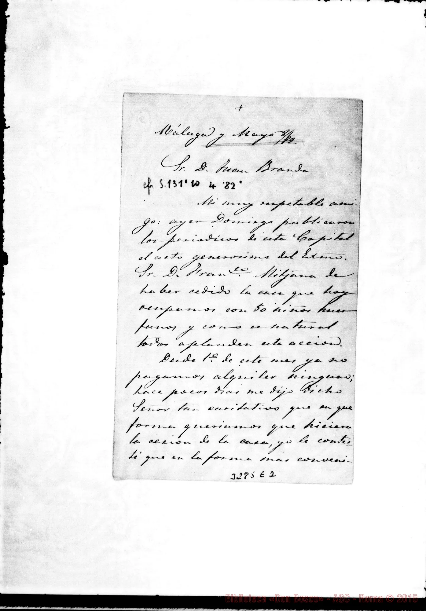 Fotogramma E 2 — Juan Franco-Don Juan Branda. Màlaga, 8-05-1882