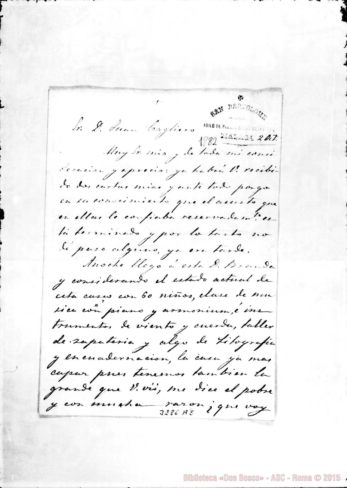 Fotogramma A 8 — Juan Franco-Don Juan Cagliero. Màlaga, 2-10-1882