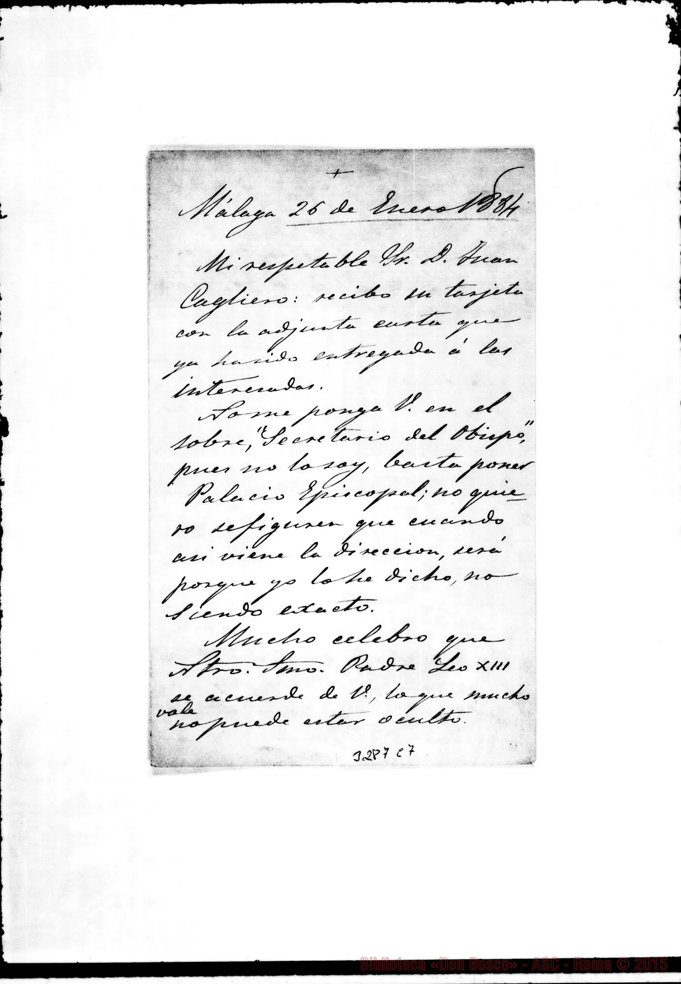 Fotogramma C 7 — Juan Franco-Don Juan Cagliero. Màlaga, 26-01-1884