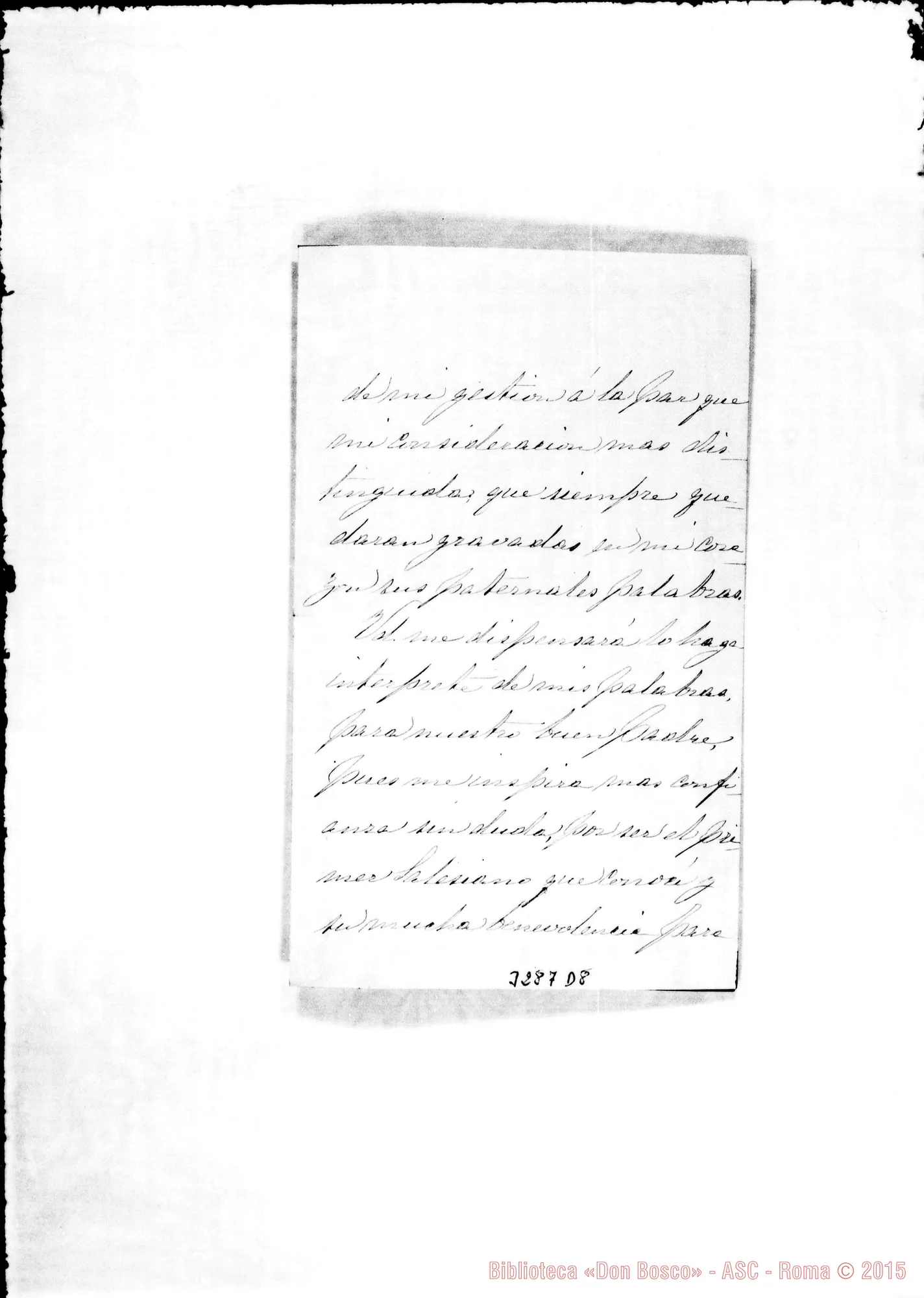 Fotogramma D 8 — Doña Ventura Terrado de Sandoval-Don Rinaldi, il 7-05-1899 Autogr. Rua e Rinaldi