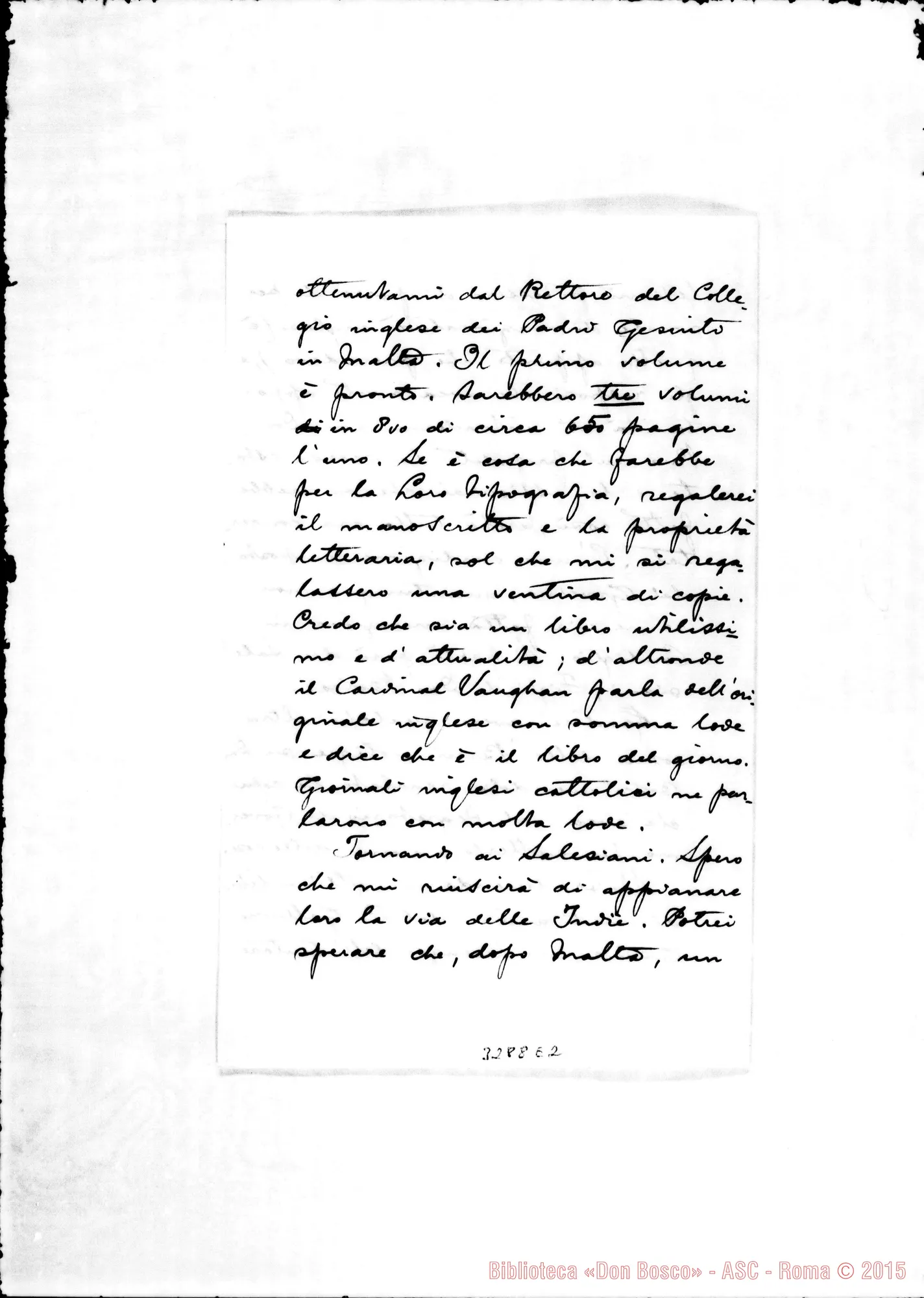 Fotogramma E 2 — Don Alfonso M. Galea-Don Durando. Malta, 19-01-1898