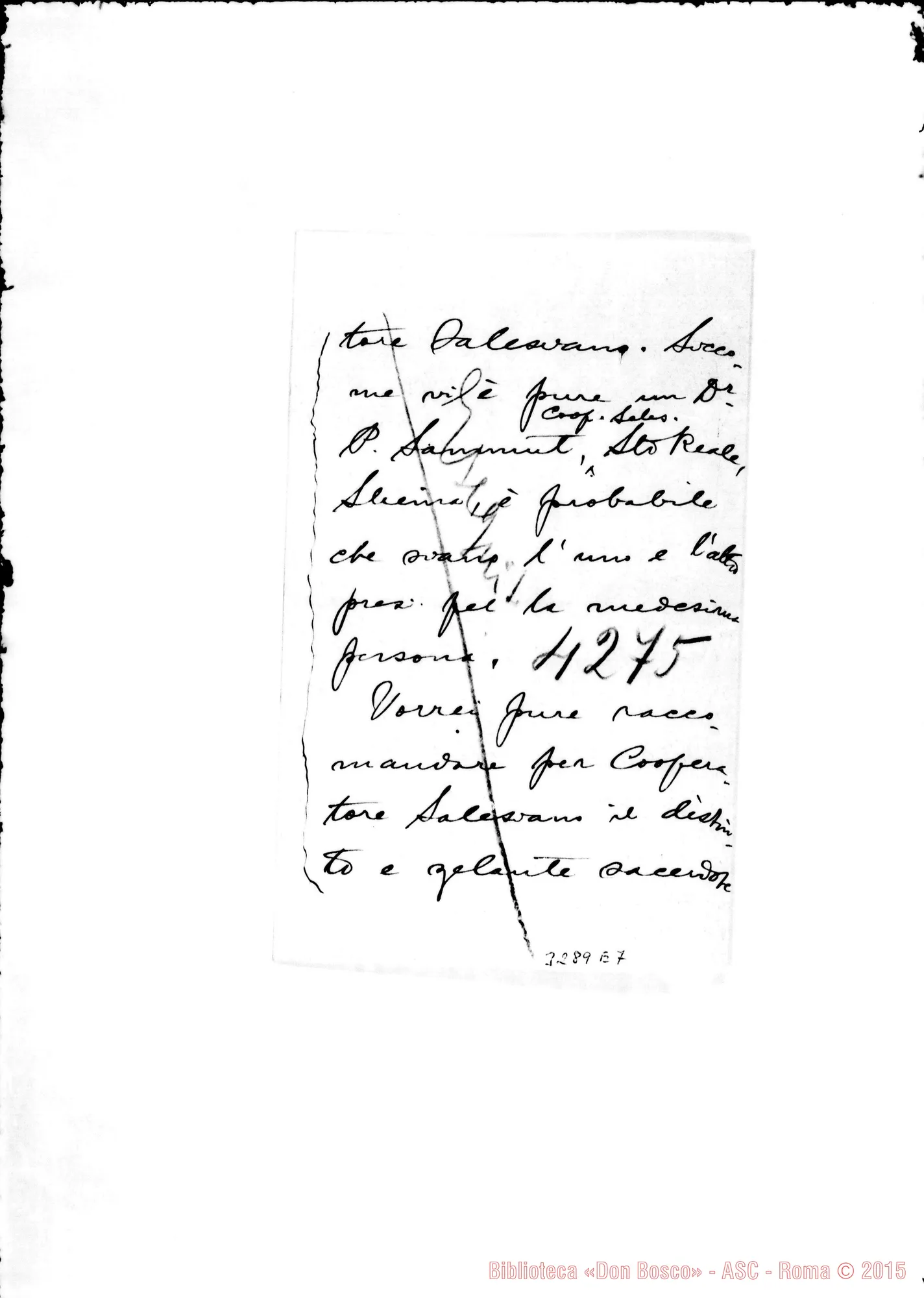 Fotogramma E 7 — Don Alfonso M. Galea-Don Durando. Malta, 11-04-1899