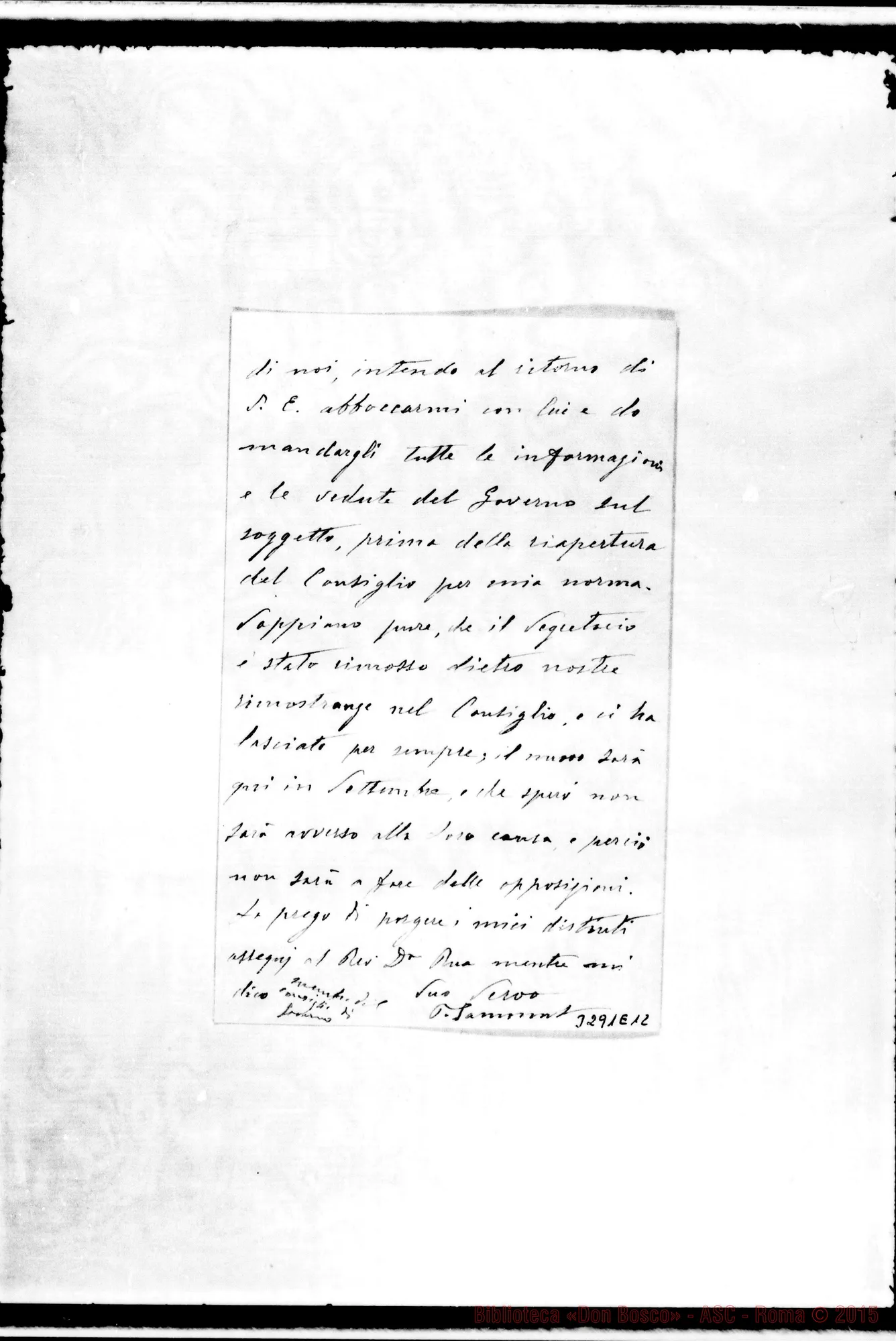 Fotogramma E 12 — Paolo Sammut-Rev.do Padre. Malta, 5-06-1902