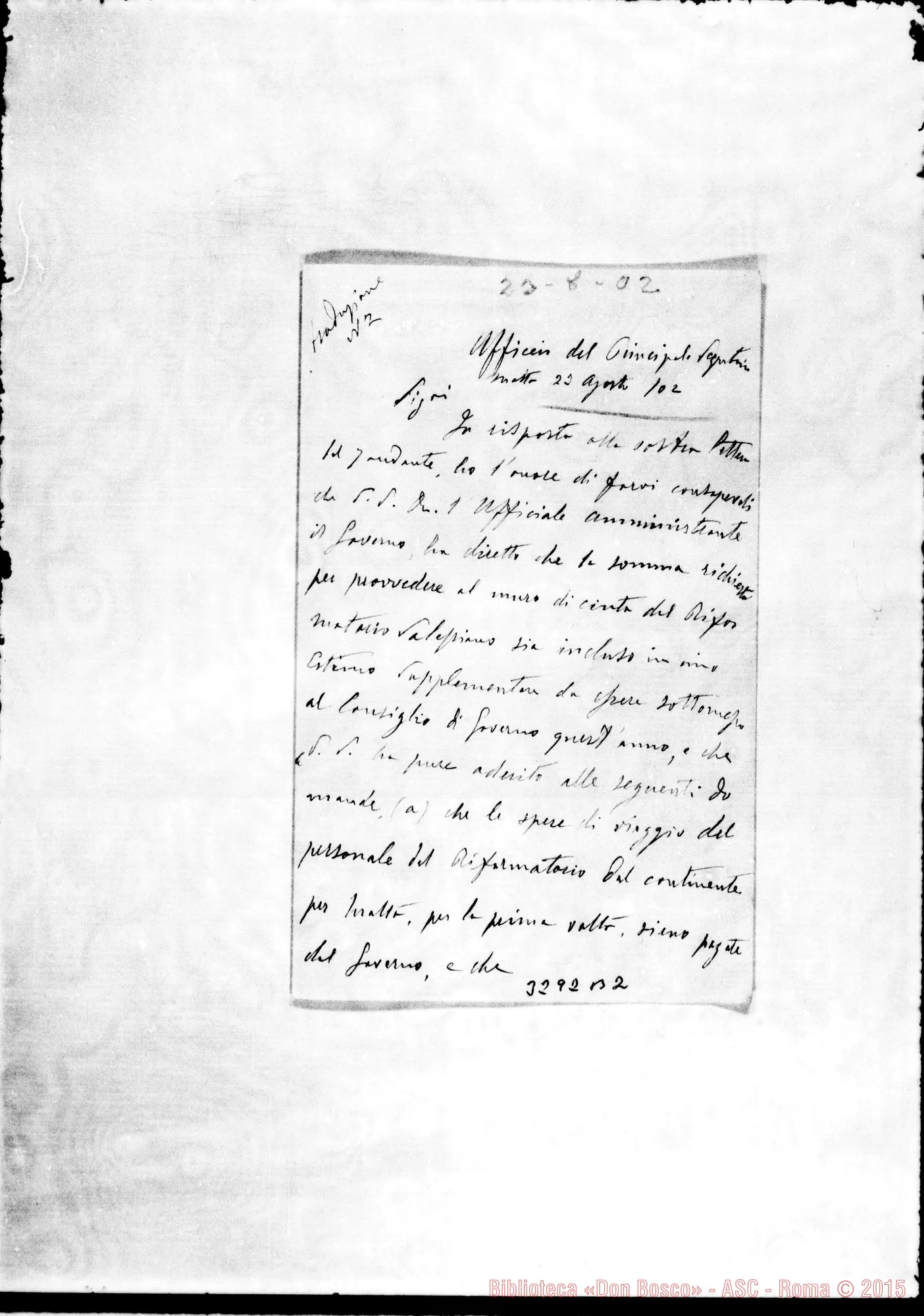 Fotogramma B 2 — G.C. Fuller-Signori. Malta, 23-08-1902