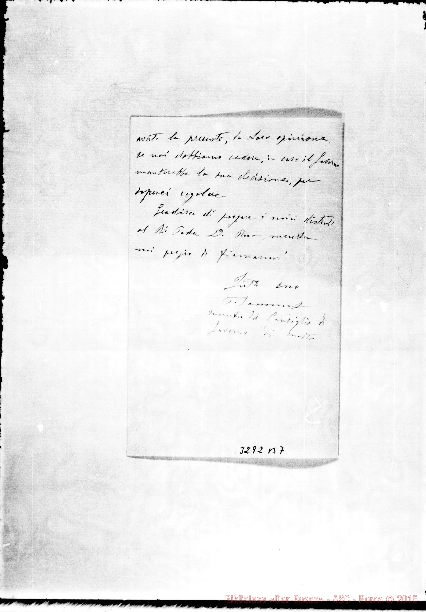 Fotogramma B 7 — Paolo Sammut-Rev.do Padre. Malta, 26-08-1902