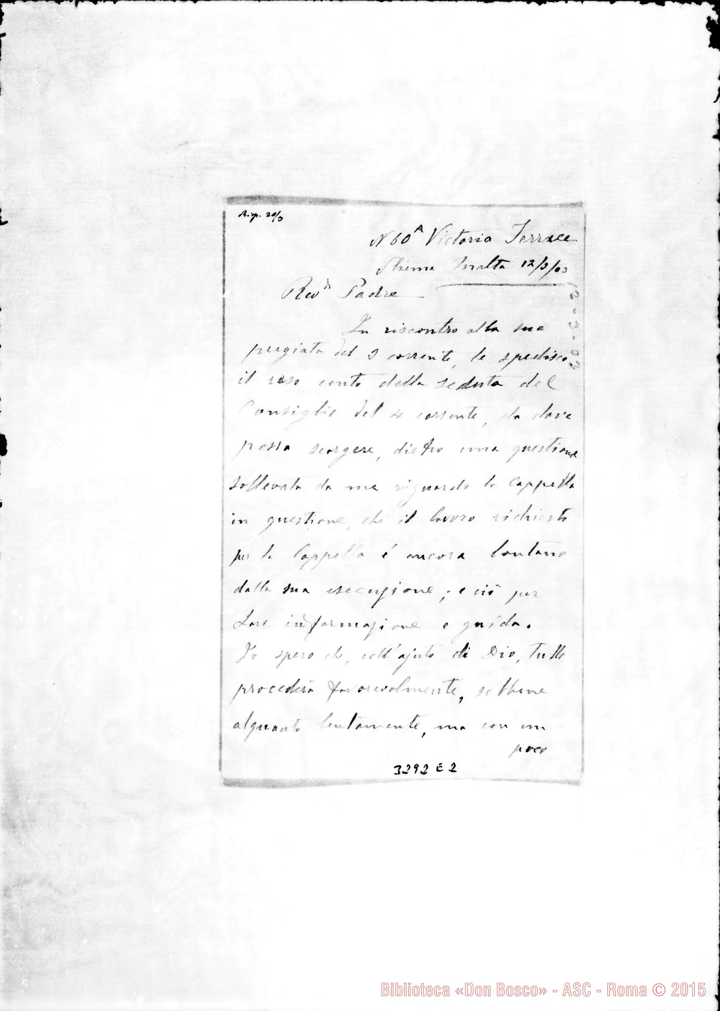 Fotogramma E 2 — Paolo Sammut-Rev.do Padre. Malta, 12-03-1903