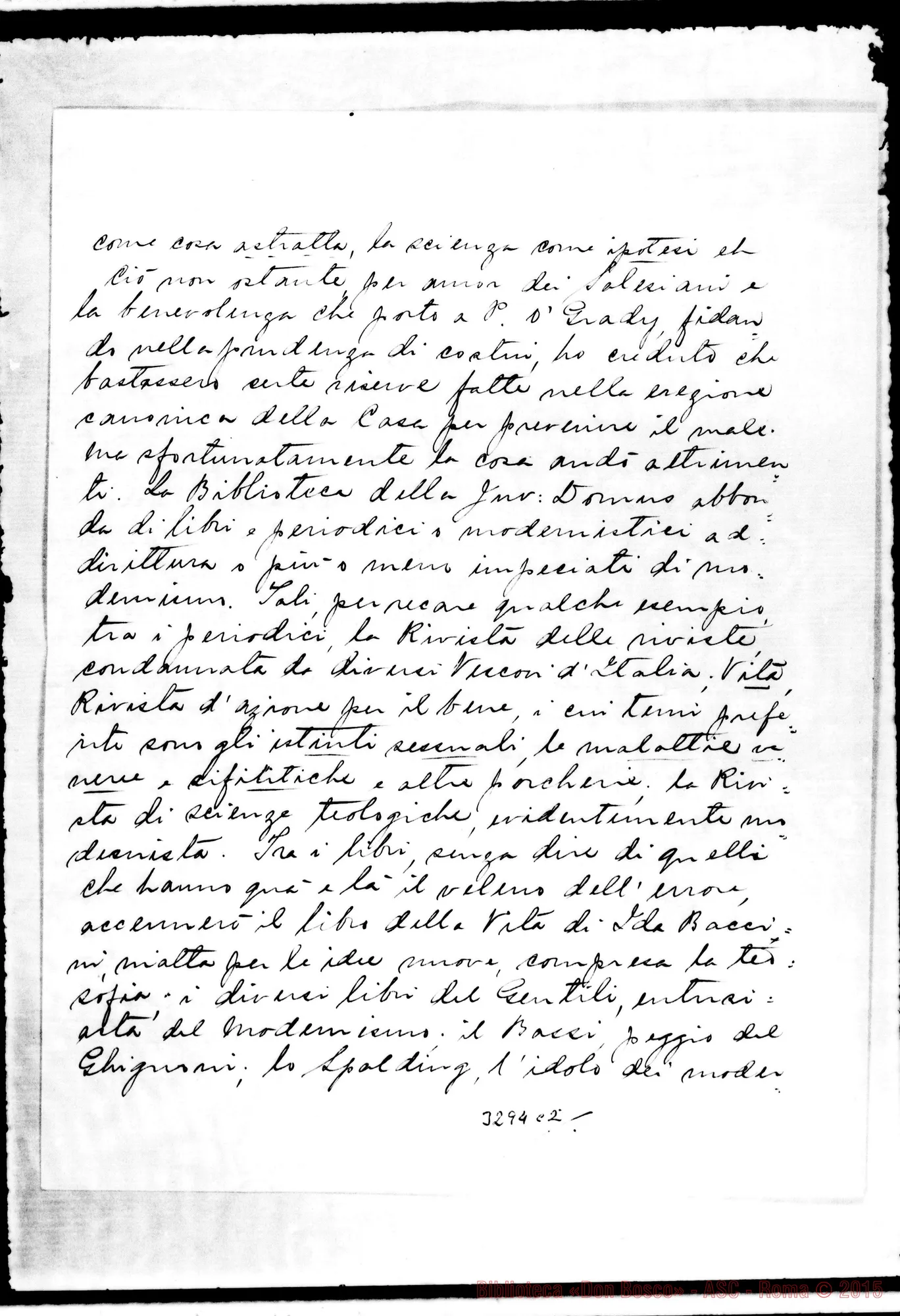 Fotogramma C 2 — Pietro Pace, arciv. di Malta-Don Rua. Malta, 5-08-1908 Autogr. Rua