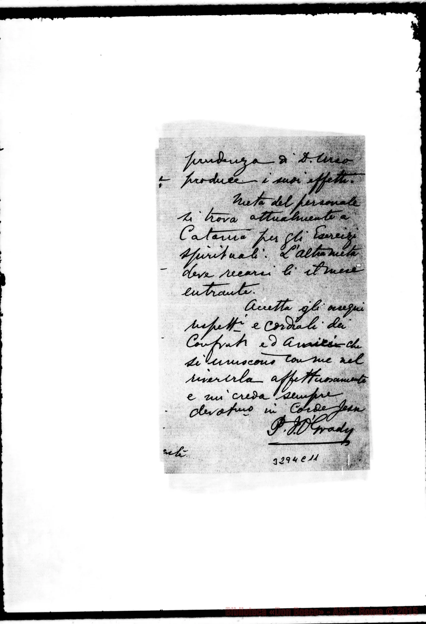 Fotogramma C 11 — Don O’Grady-Amatissimo Padre. Sliema, 7-08-1908