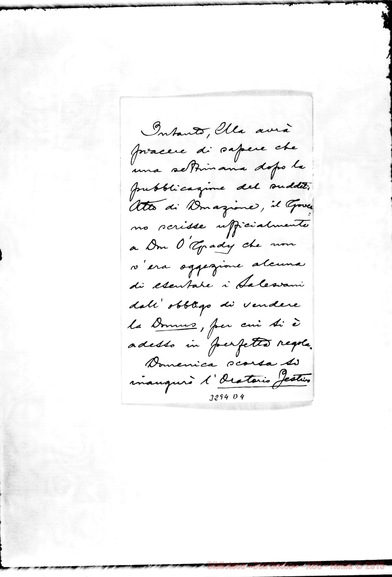Fotogramma D 4 — Don Alfonso M. Galea-Don Rua. Malta, 11-06-1908