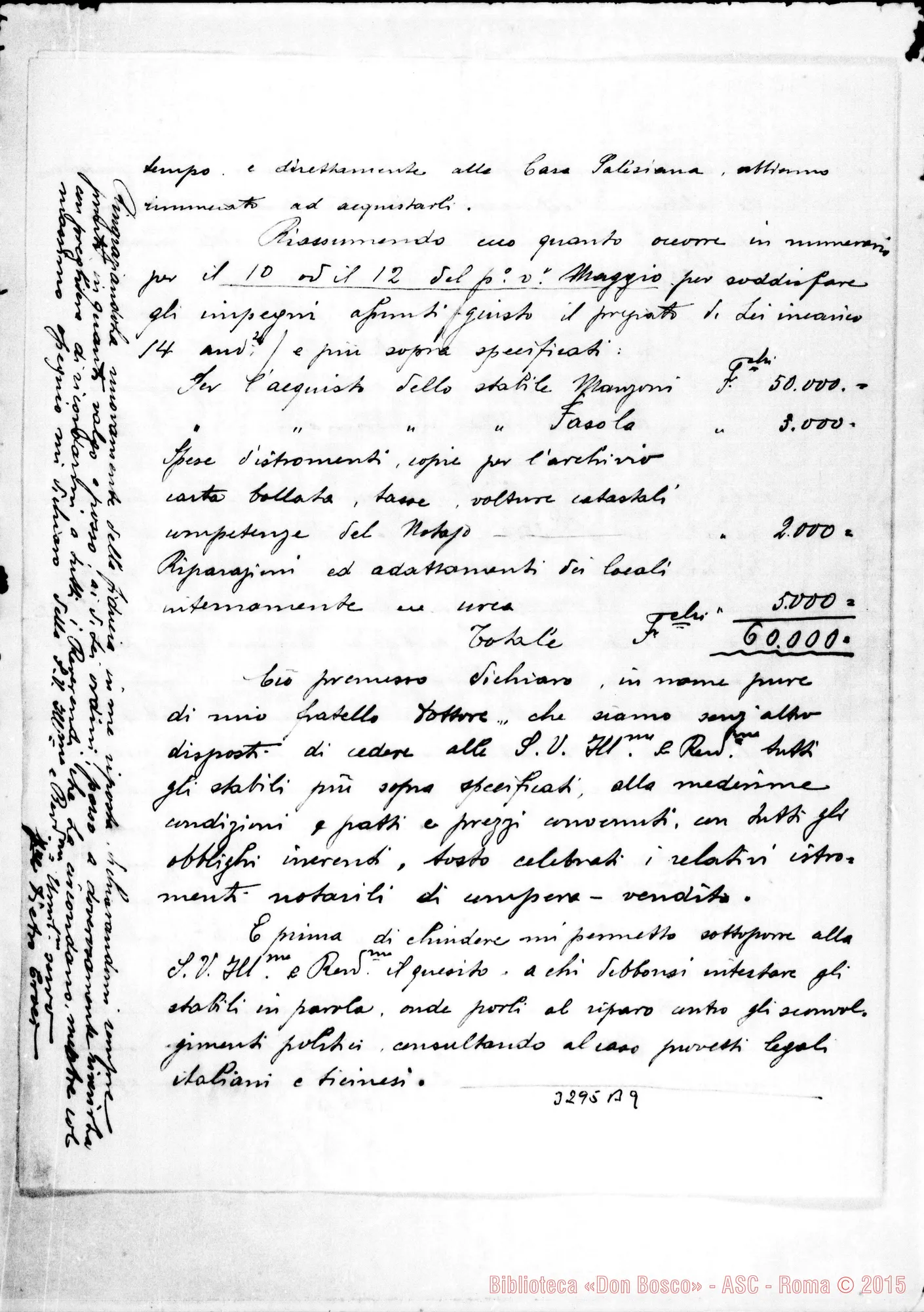 Fotogramma B 9 — Pietro Croci-Don Rua. Mendrisio, 18-03-1905
