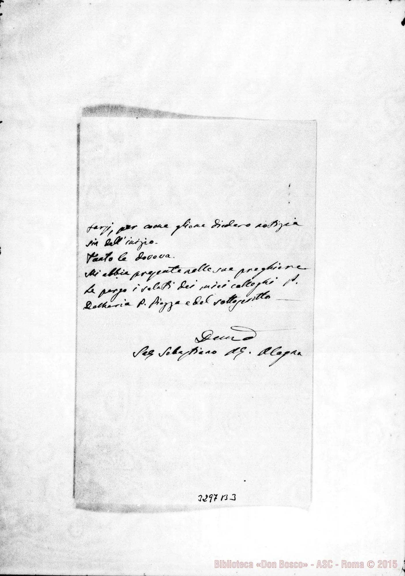 Fotogramma B 3 — Don Sebastiano Alagna-Ispettore. Marsala, 18-05-1898