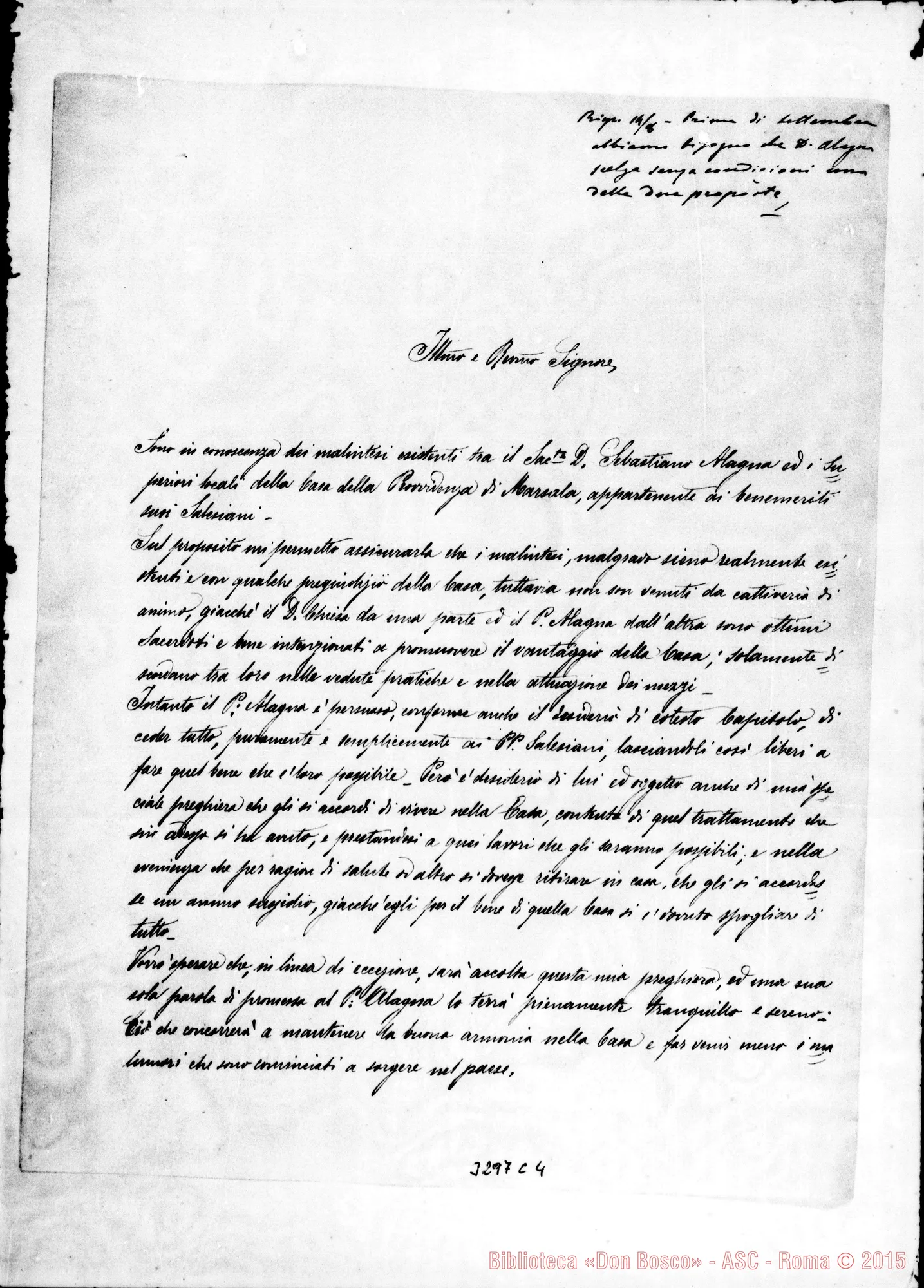 Fotogramma C 4 — Gaetano Quattrocchi, vesc. di Europen-Don Rua. Marzara, 1-09-1898