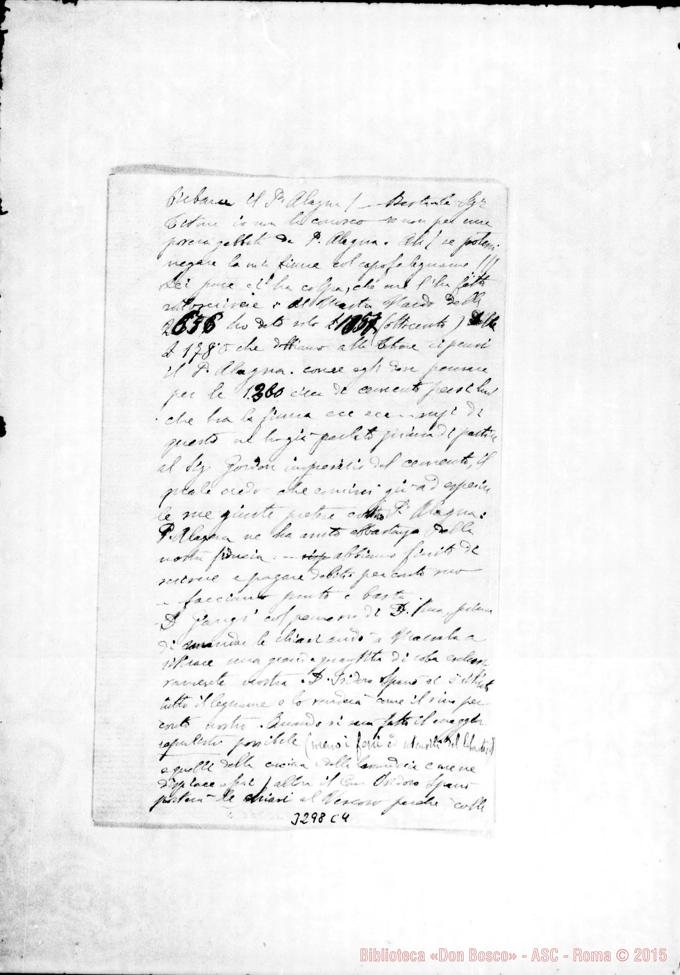 Fotogramma C 4 — Don Giovanni Chiesa-Don Bertello. Marsala, 27-12-1898