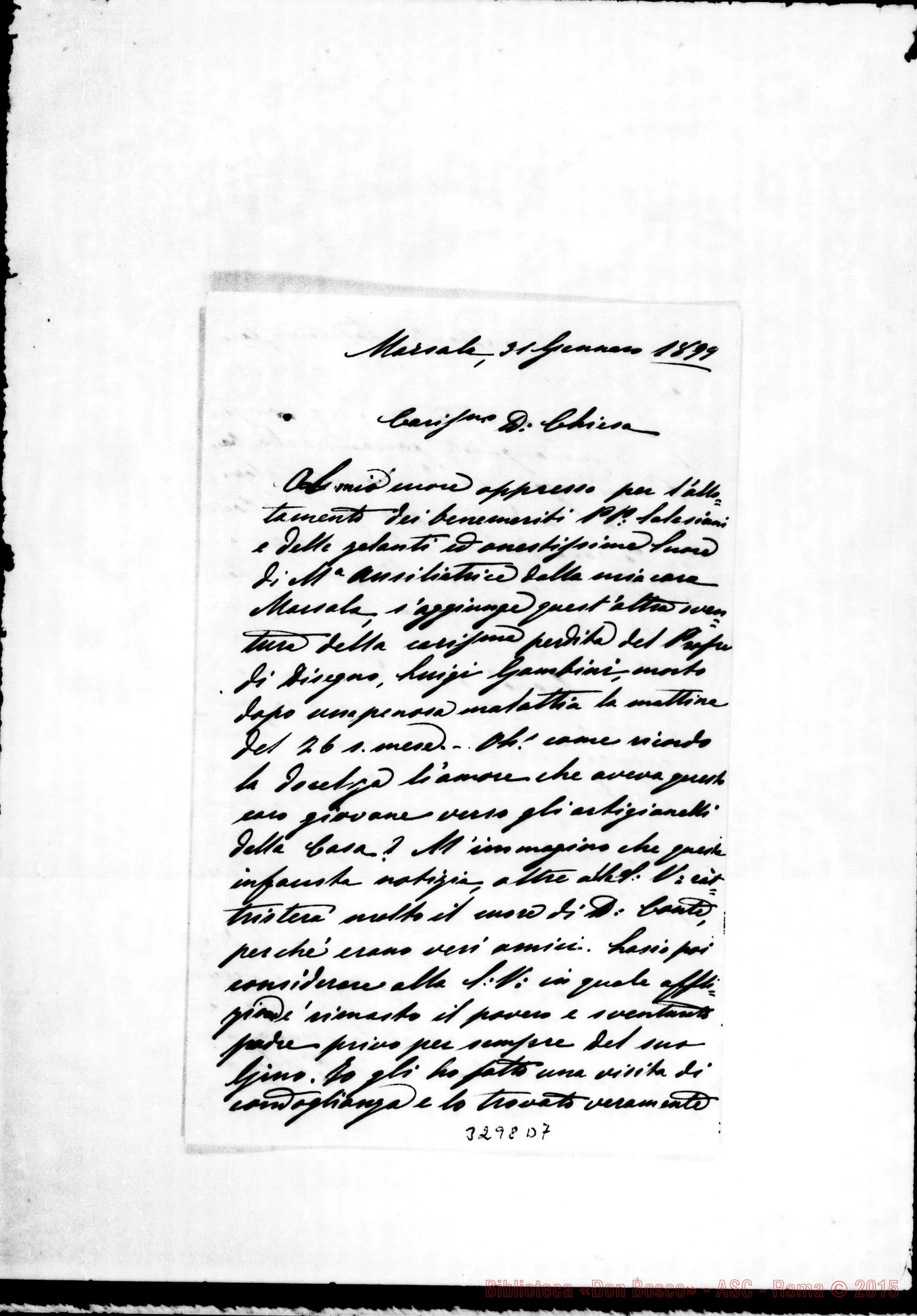 Fotogramma D 7 — Don Chiesa-Don Durando, il 3-02-99. All.: De Maria-Chiesa, il 31-01-1899