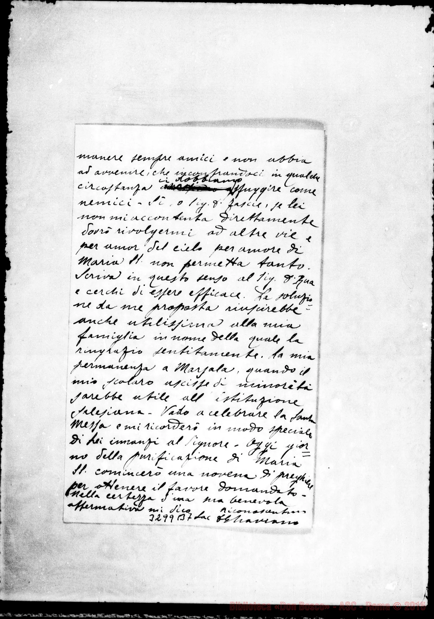 Fotogramma B 7 — Don Giuseppe Laviano-Don Fascie. Marsala, 2-02-1909
