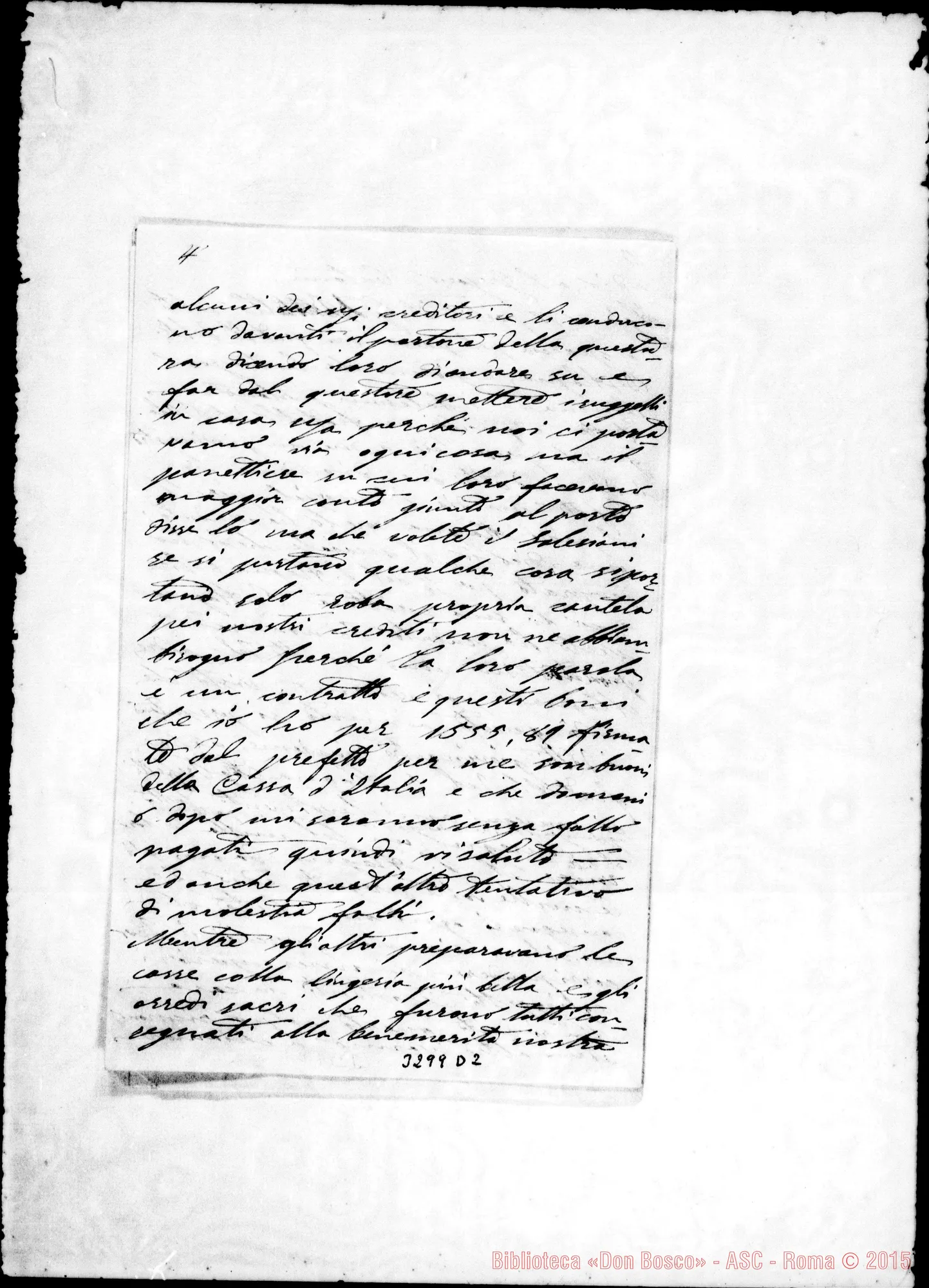 Fotogramma D 2 — Don Giuseppe Gangi-Don Rua. Ali, 1-12-1898