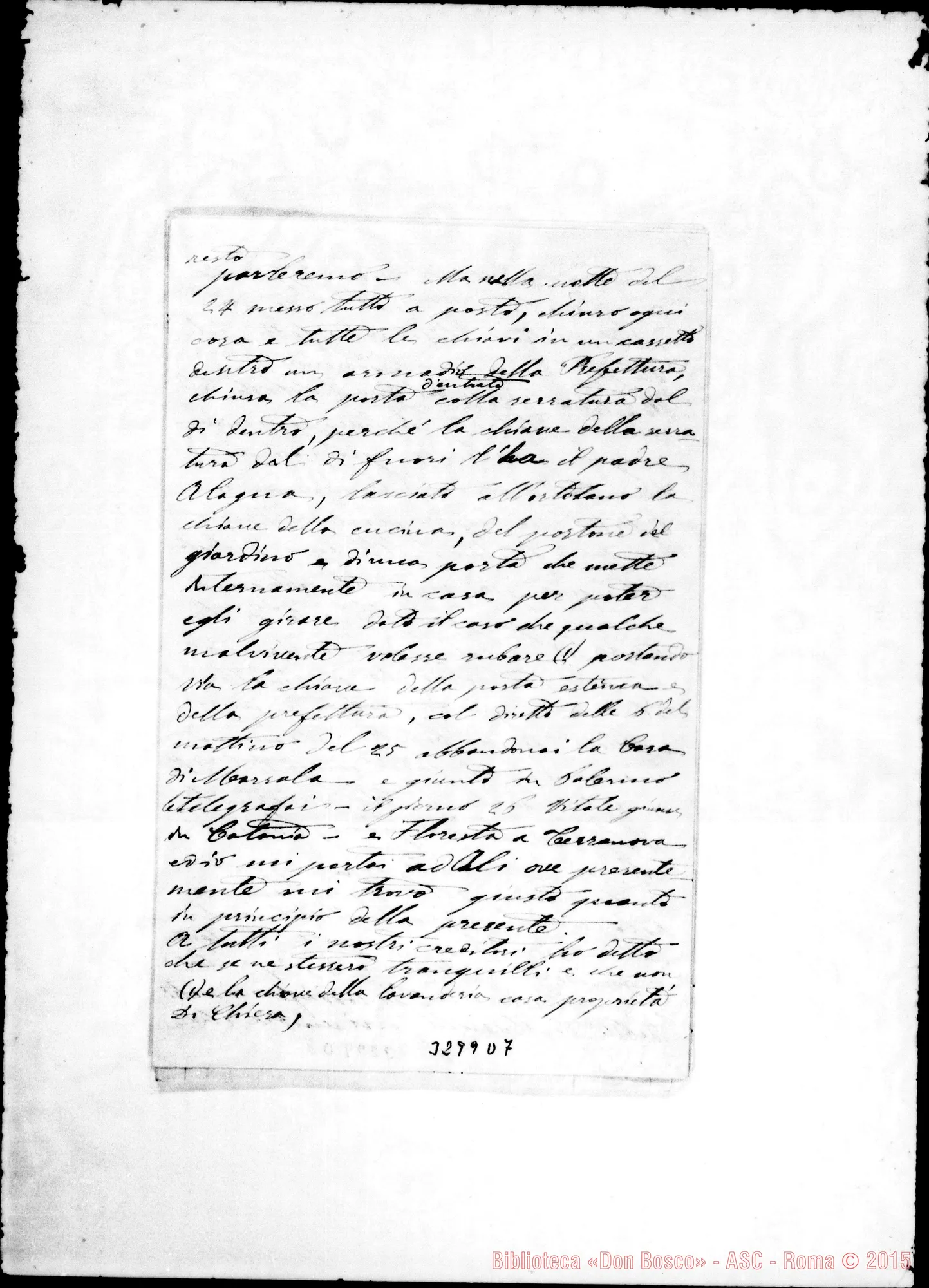 Fotogramma D 7 — Don Giuseppe Gangi-Don Rua. Ali, 1-12-1898
