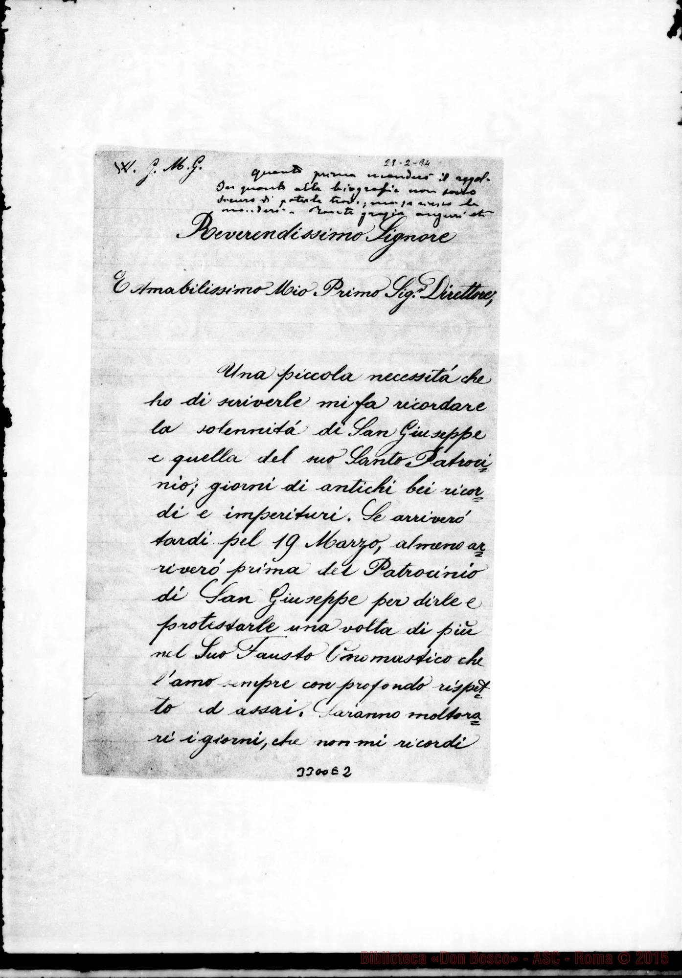Fotogramma E 2 — Don Cesare Lardi-Direttore. Mendoza, 28-02-1894