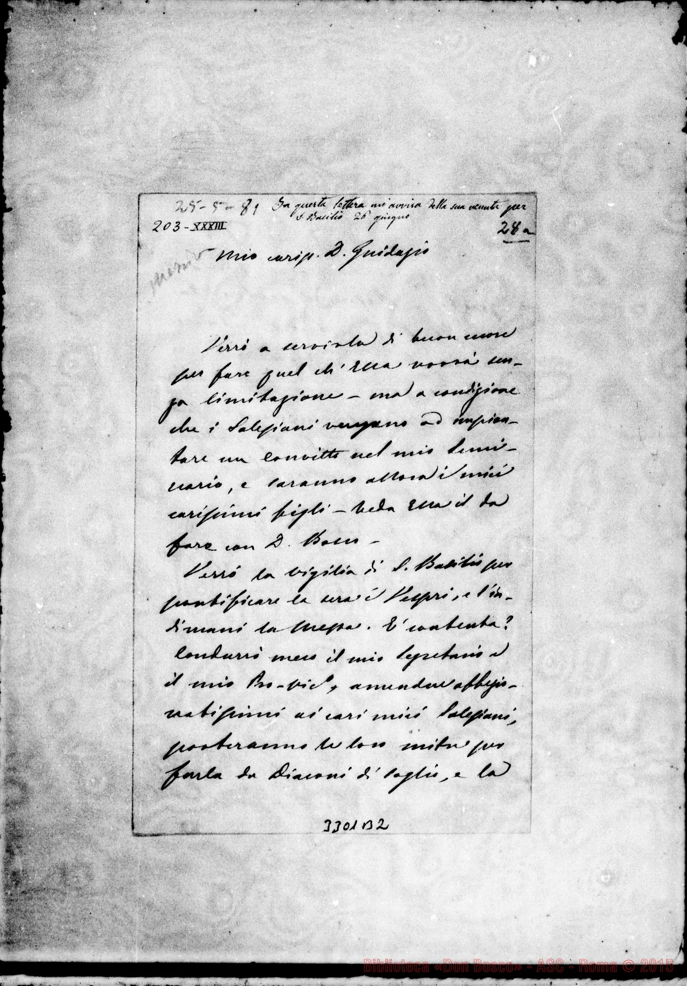 Fotogramma B 2 — Giuseppe Guarino, arciv.-Don Guidazio. Messina, 25-05-1881
