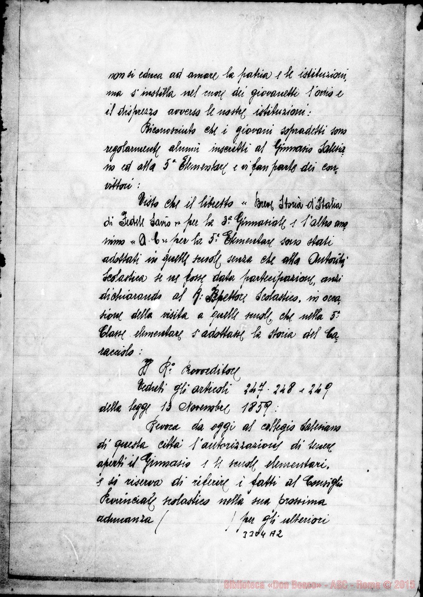 Fotogramma A 2 — A. Macri, Provveditore-Collegio di Messina, il 18-07-1901 Copia