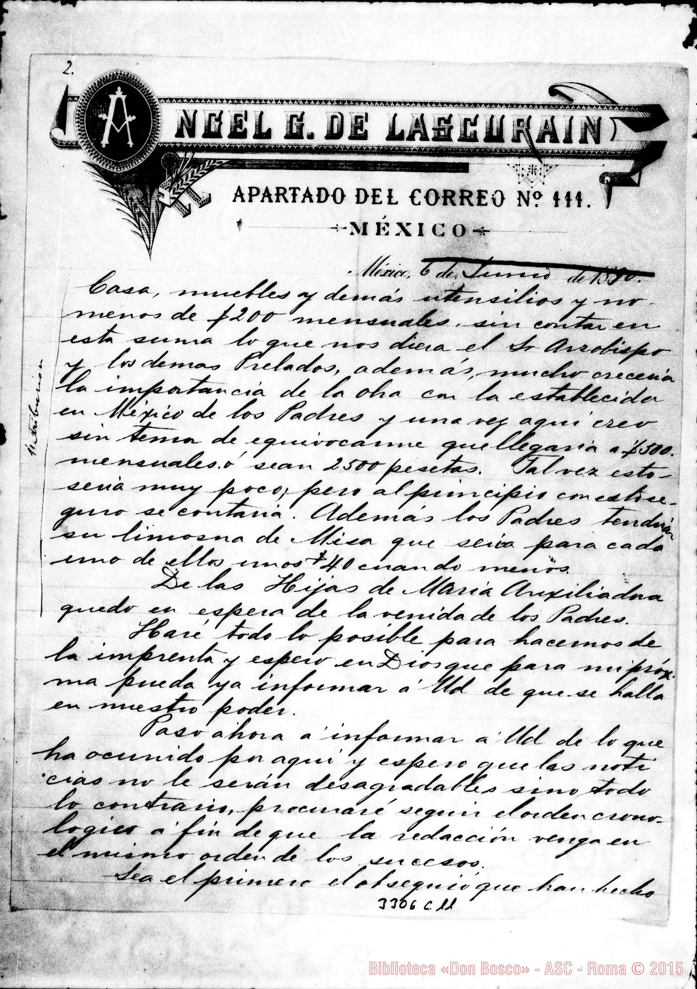 Fotogramma C 11 — Angel G. de Lascurain-Don Rua. México, 6-06-1890