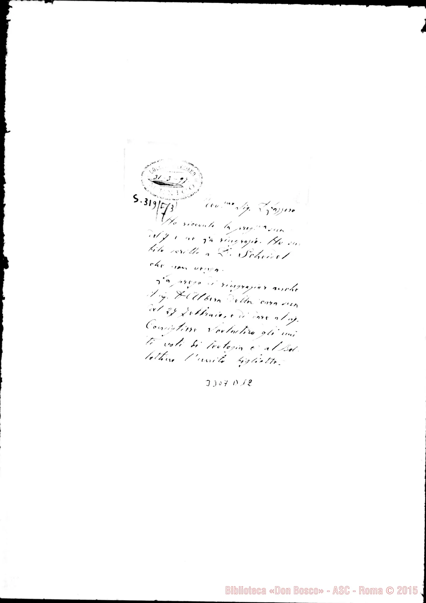 Fotogramma D 12 — Don Piccono-Don Lazzero. México, 31-03-1897