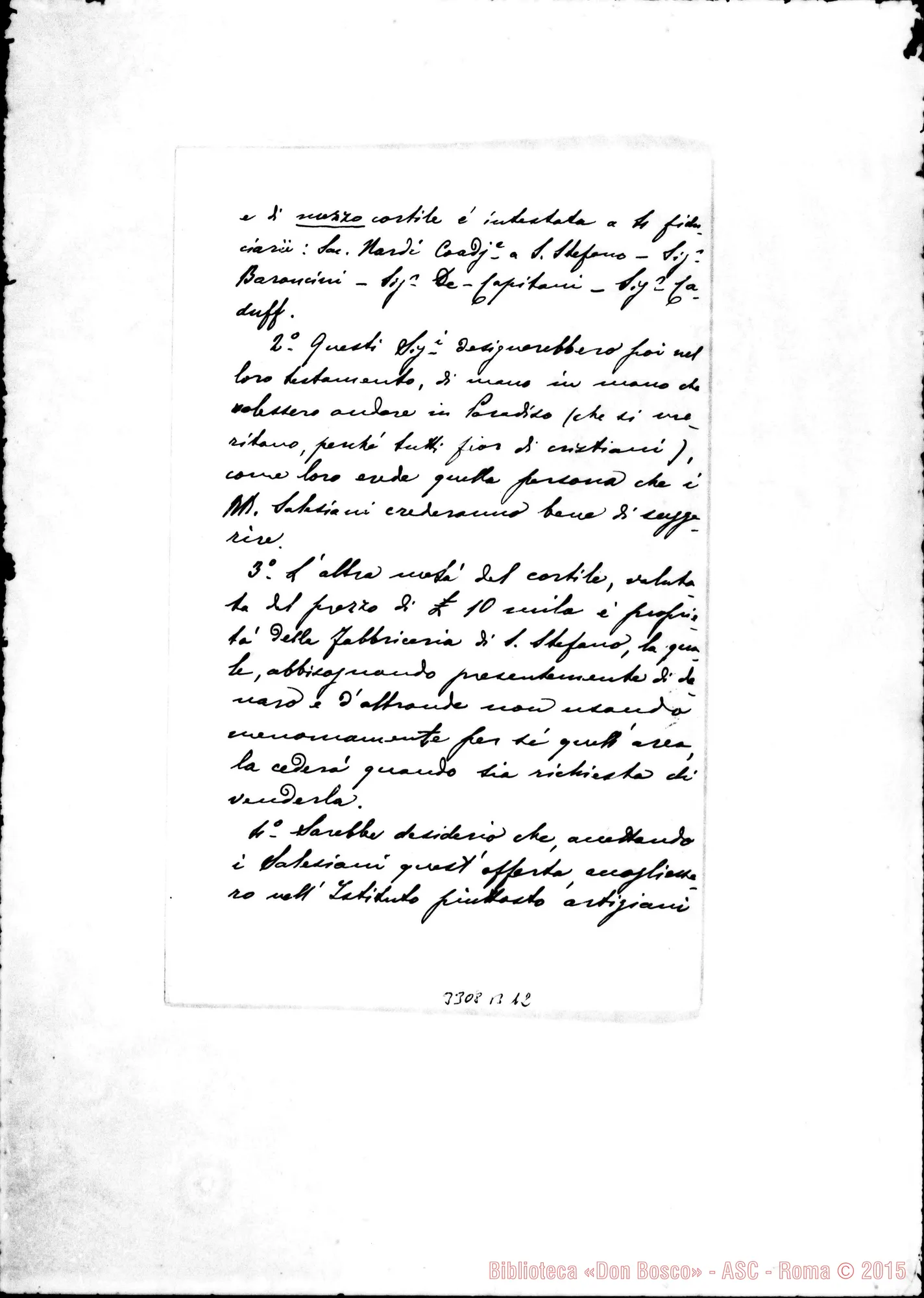Fotogramma B 12 — Milano: Pasquale Morganti, sac.-Don Antonio. Milano, 11-11-1893. Autogr. Rua