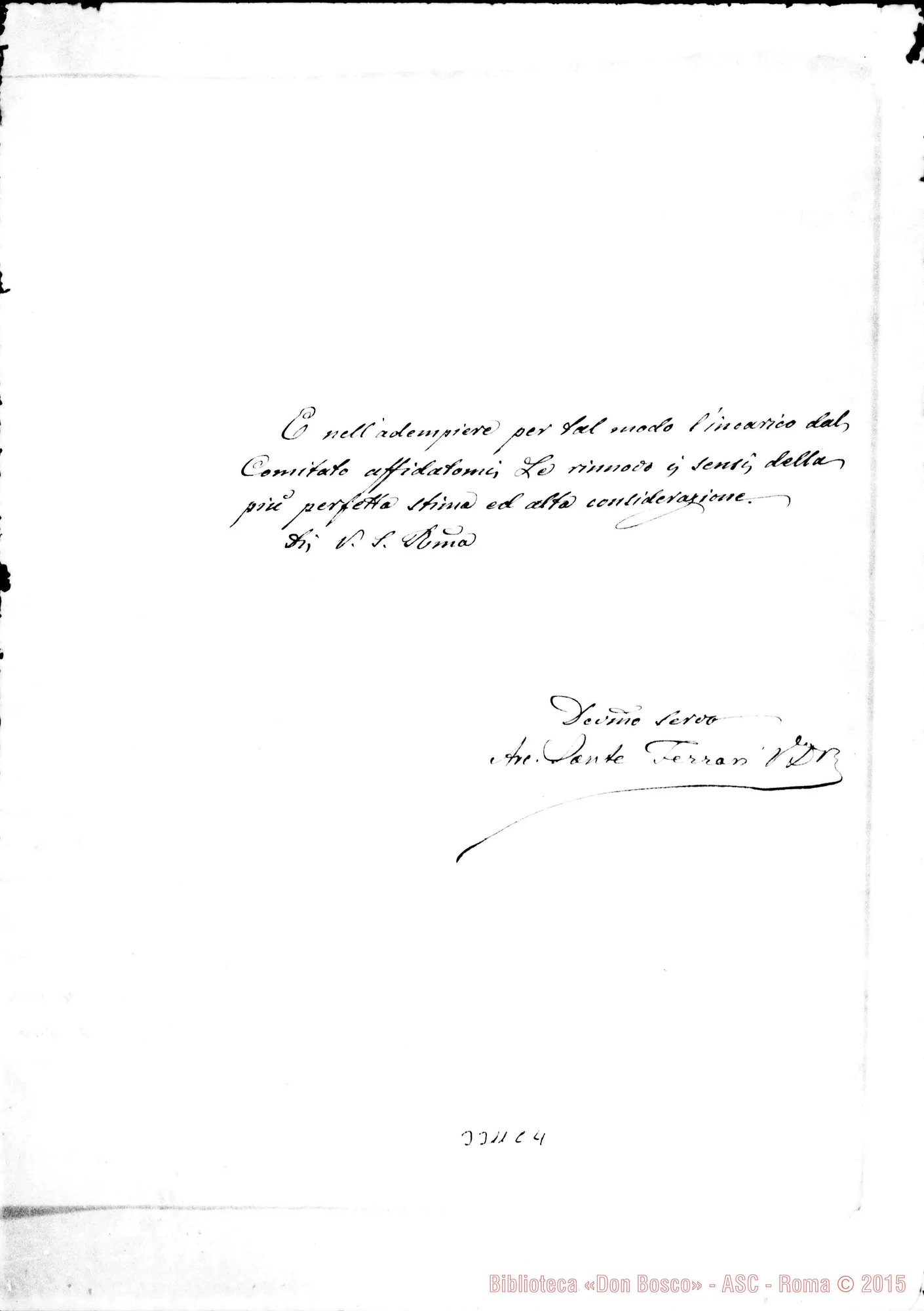 Fotogramma C 4 — Don Sante Ferrari-Don Durando. Modena, 27-04-1896