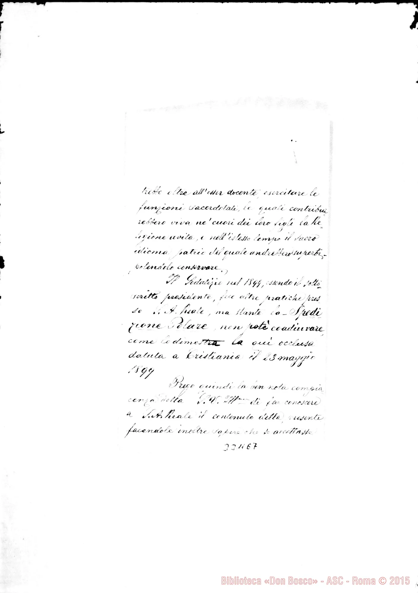 Fotogramma E 7 — Andrea Pozzobon-Ill.mo Sig. Carpenedo, 2-09-1905