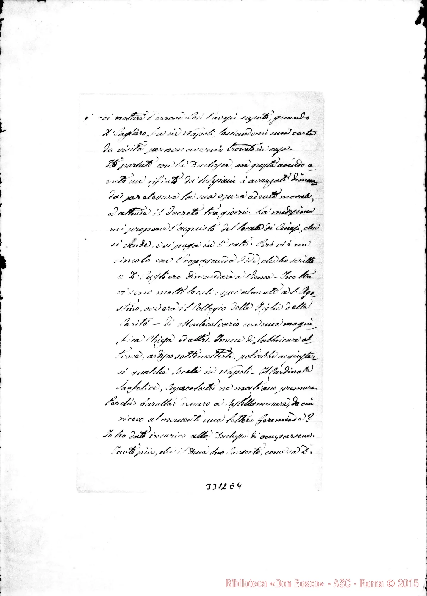 Fotogramma E 4 — Don Fortunato Neri-Don Rua. Die. 1894 Autogr. Rua