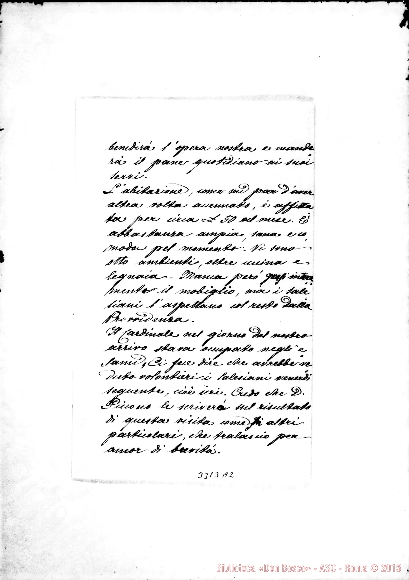 Fotogramma A 2 — Don Marenco Giovanni-Don Rua. Caserta, 4-05-1901